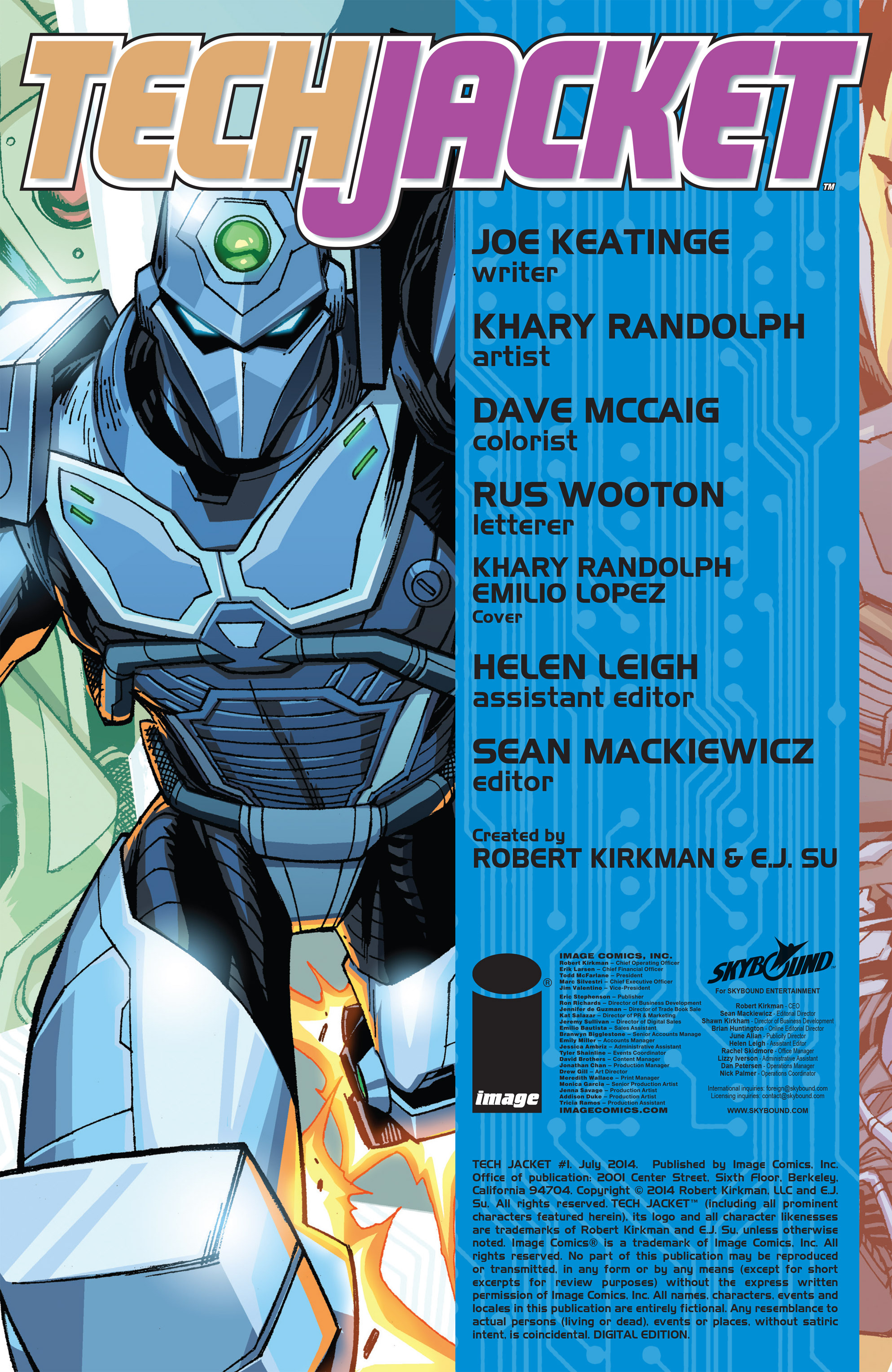 Read online Tech Jacket (2014) comic -  Issue #1 - 2
