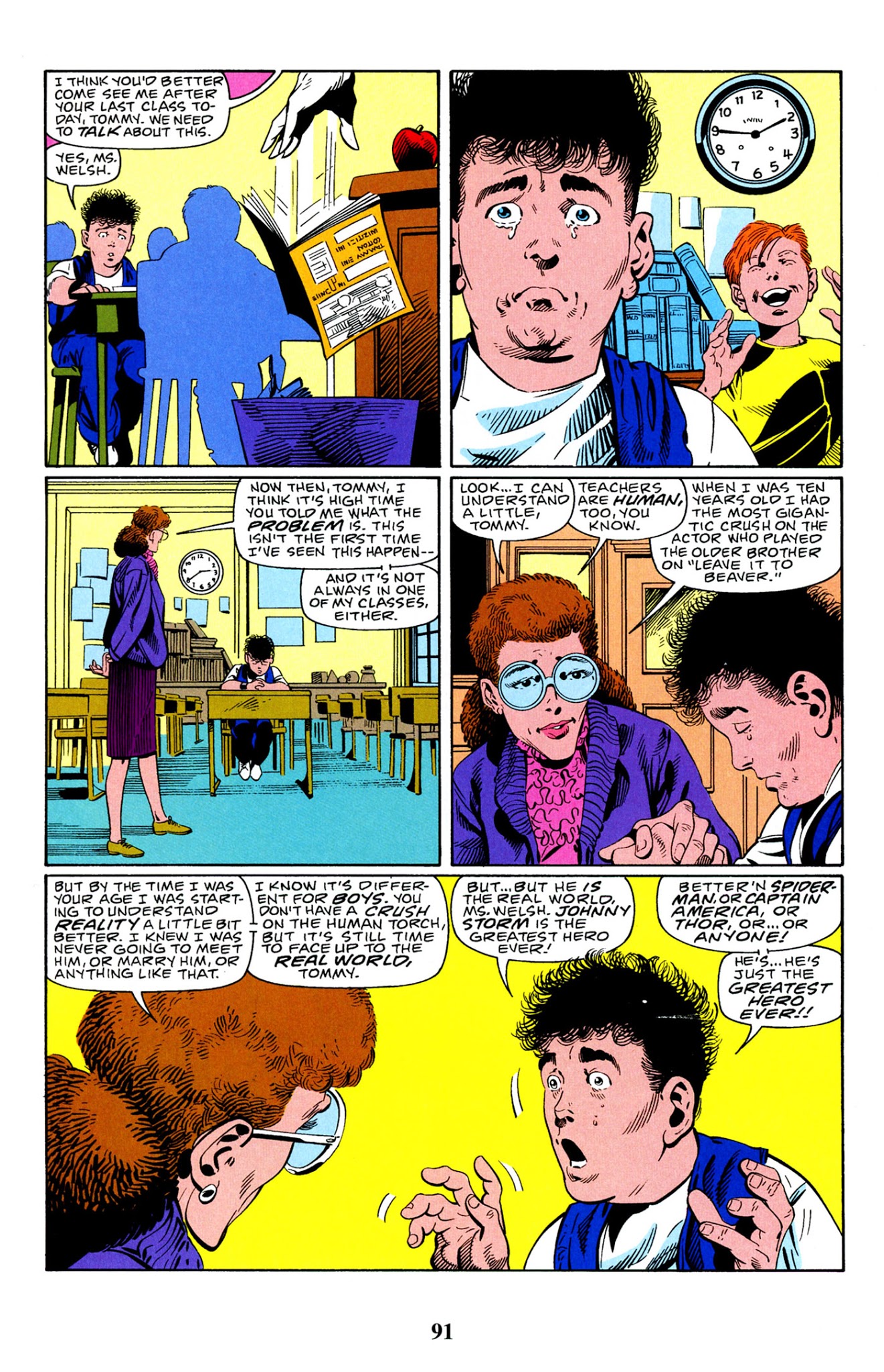 Read online Fantastic Four Visionaries: John Byrne comic -  Issue # TPB 7 - 92