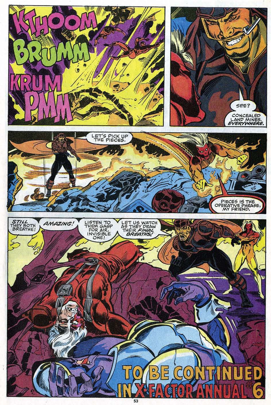 Read online X-Men Annual comic -  Issue #15 - 53