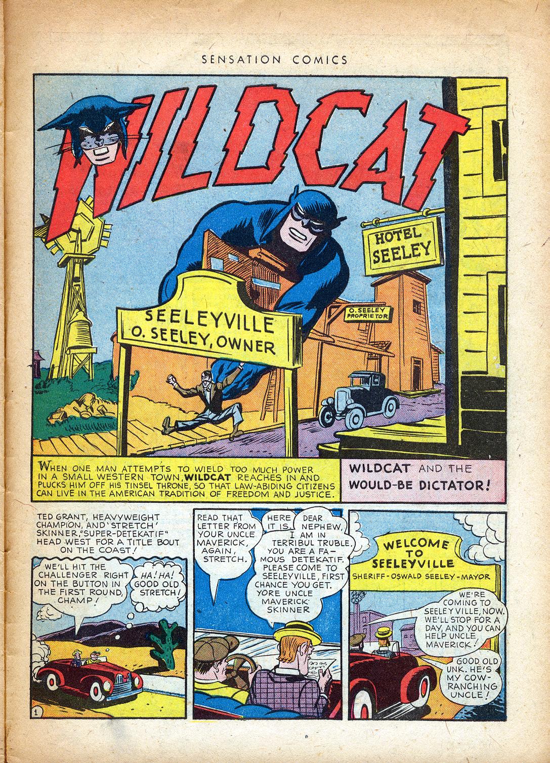 Read online Sensation (Mystery) Comics comic -  Issue #37 - 41
