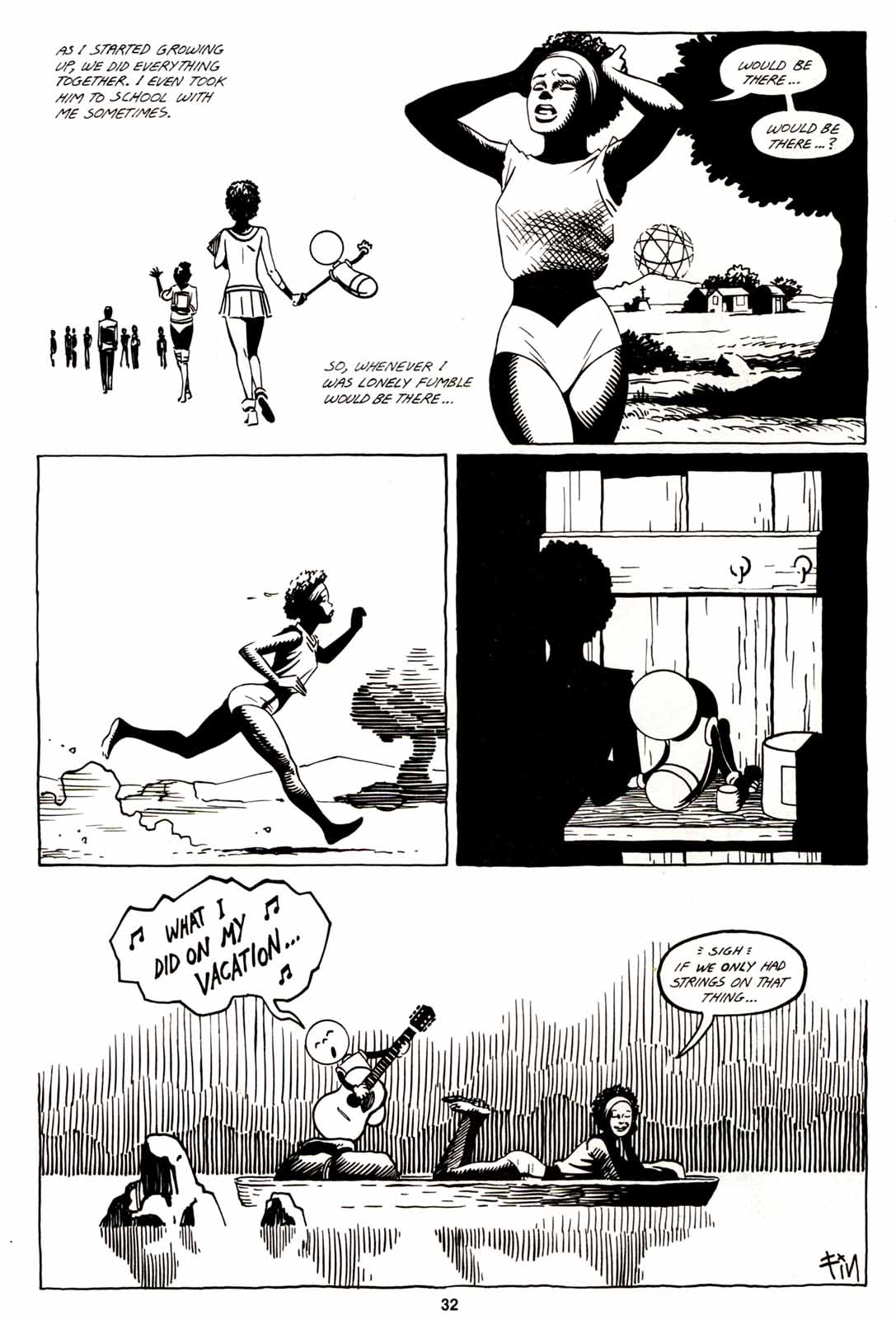 Read online Love and Rockets (1982) comic -  Issue #5 - 34