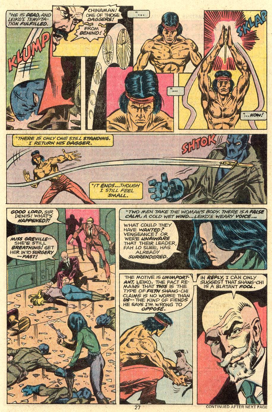 Master of Kung Fu (1974) Issue #51 #36 - English 16