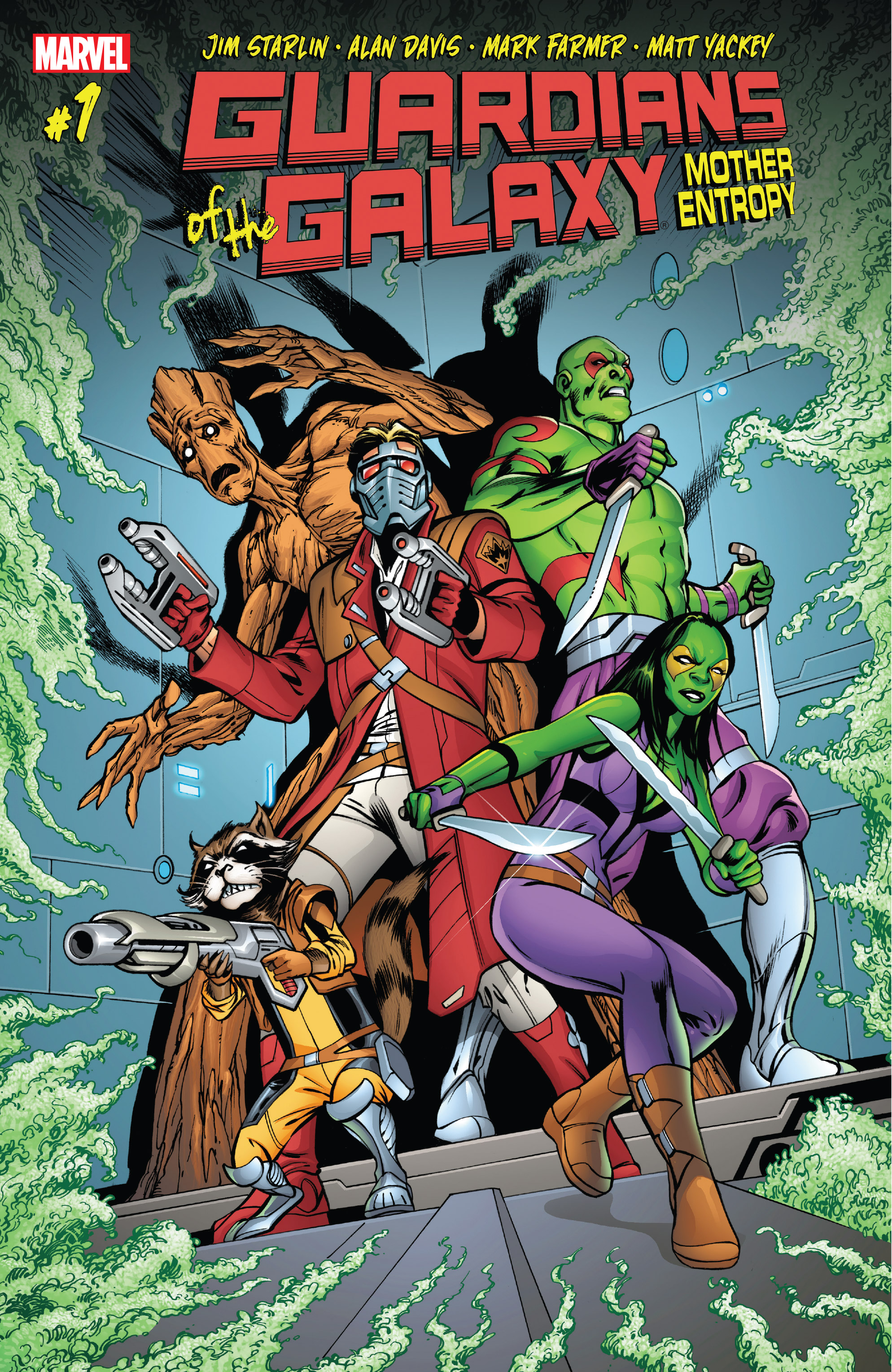Read online Guardians of the Galaxy: Mother Entropy comic -  Issue #1 - 1