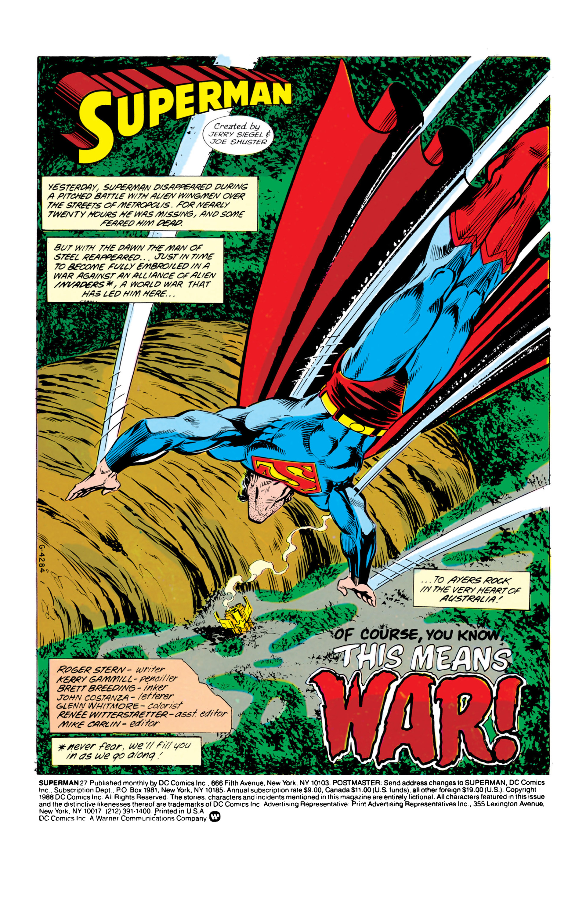 Read online Superman (1987) comic -  Issue #27 - 2