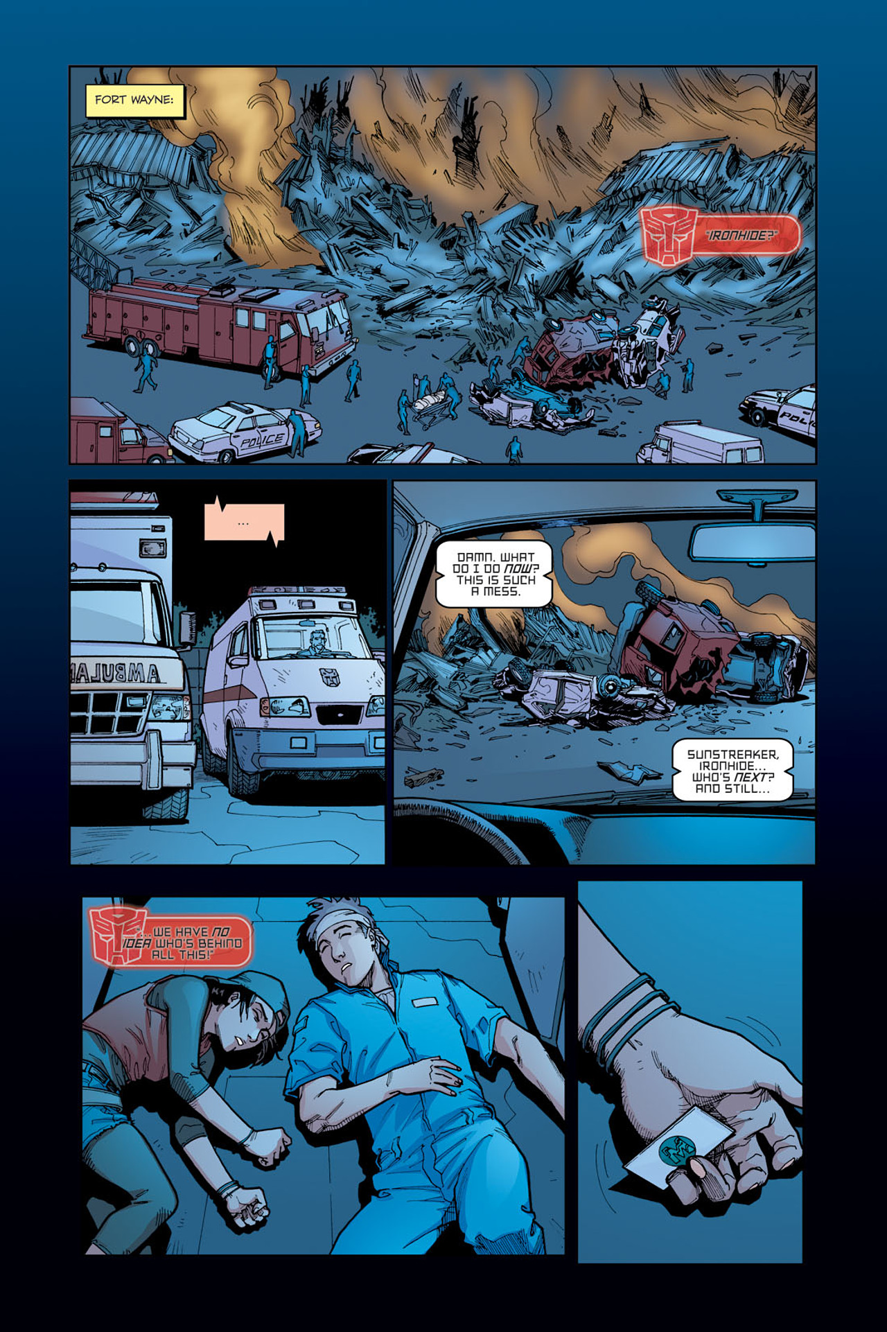 Read online The Transformers: Escalation comic -  Issue #6 - 24