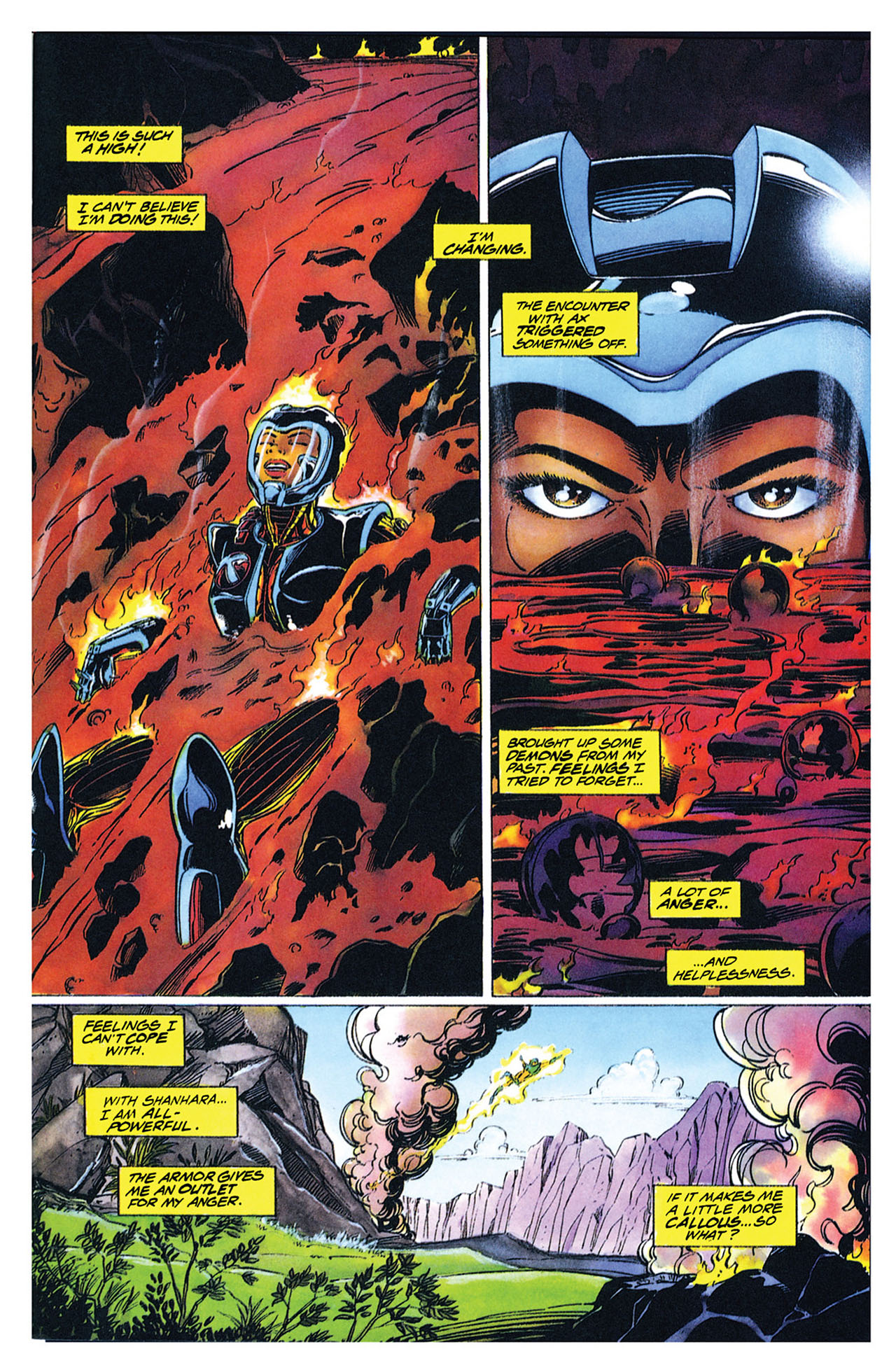 Read online X-O Manowar (1992) comic -  Issue #22 - 21