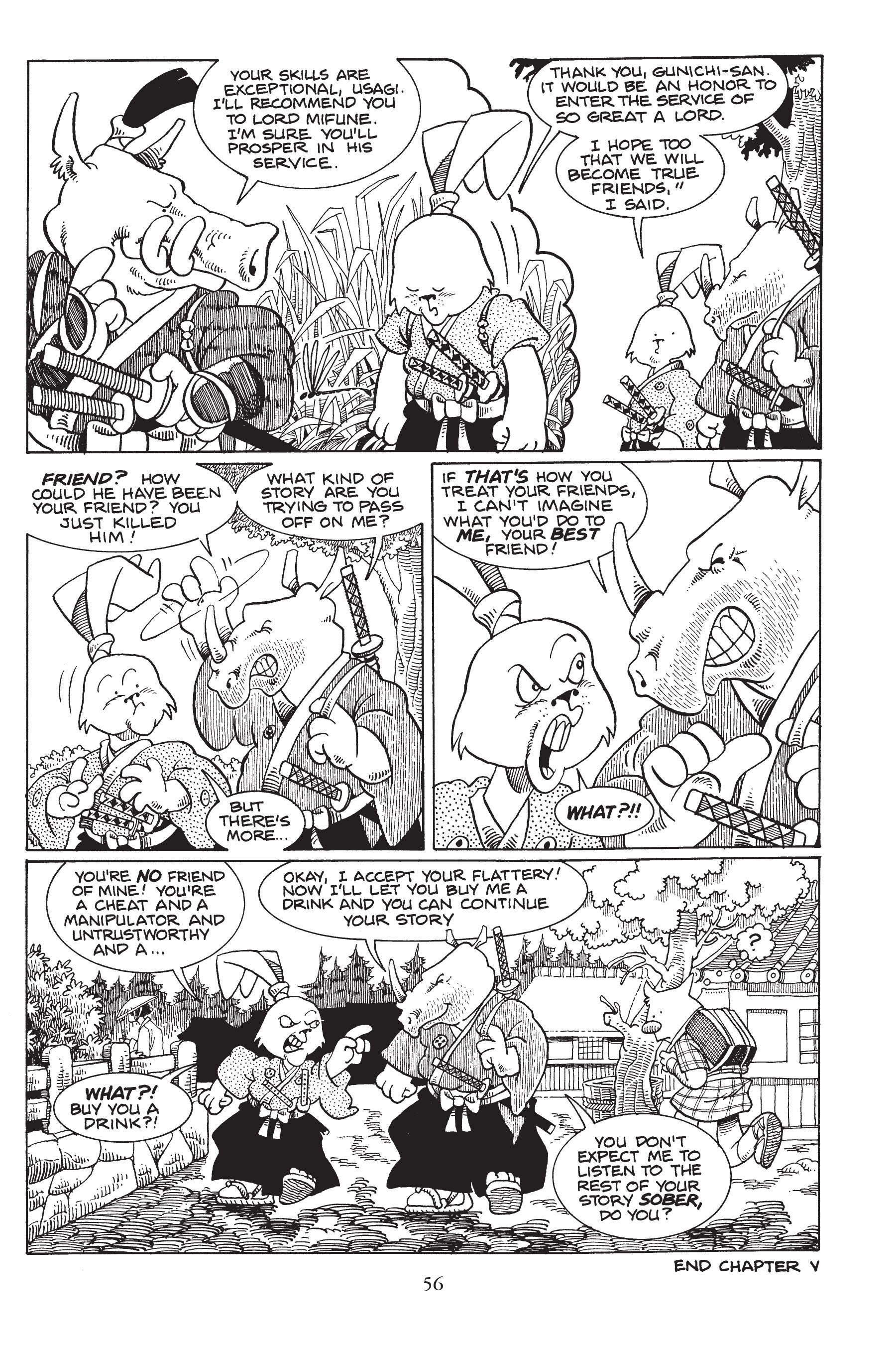 Read online Usagi Yojimbo (1987) comic -  Issue # _TPB 2 - 58