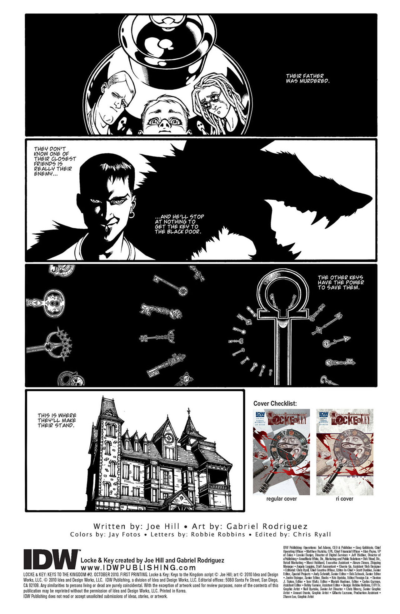 Read online Locke & Key: Keys to the Kingdom comic -  Issue #2 - 3