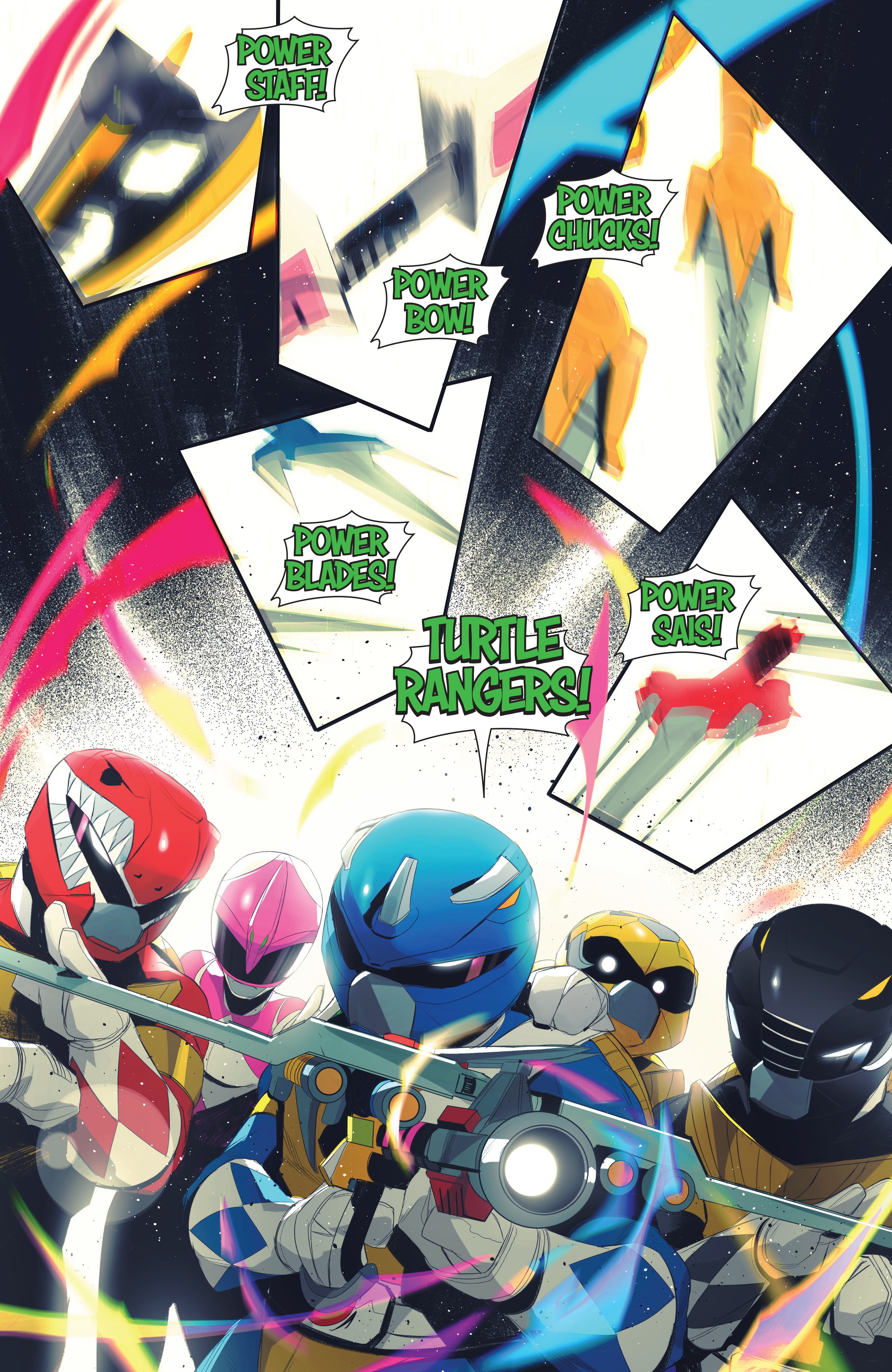 Read online Mighty Morphin Power Rangers: Teenage Mutant Ninja Turtles comic -  Issue # _TPB - 91