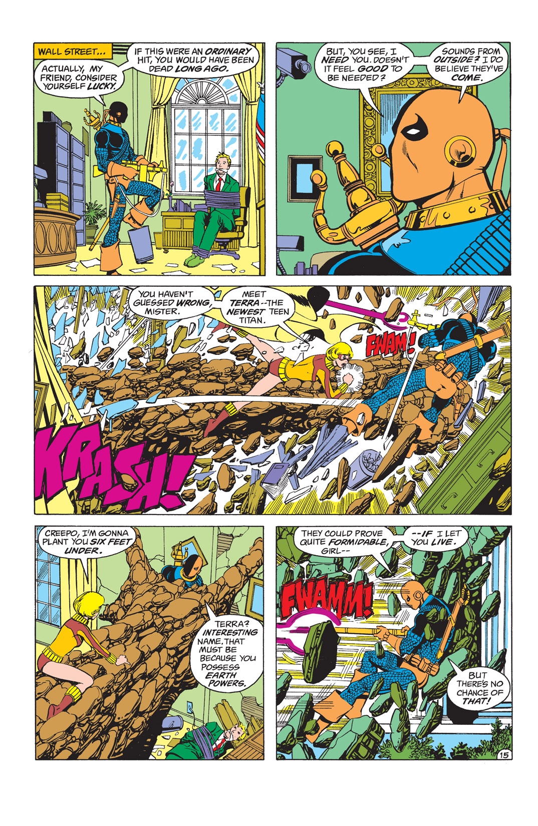 Read online The New Teen Titans (1980) comic -  Issue #34 - 16