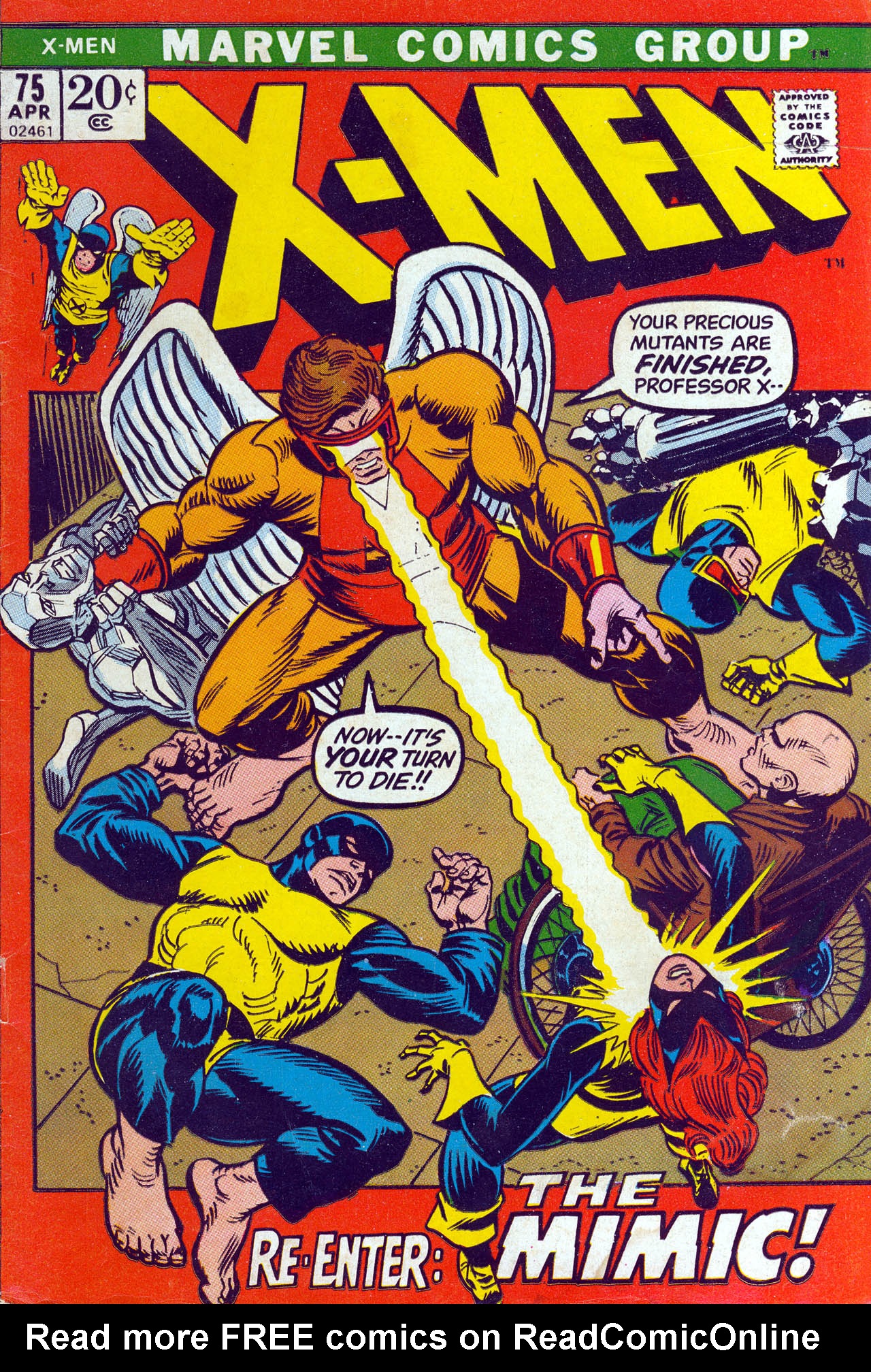 Read online Uncanny X-Men (1963) comic -  Issue #75 - 1