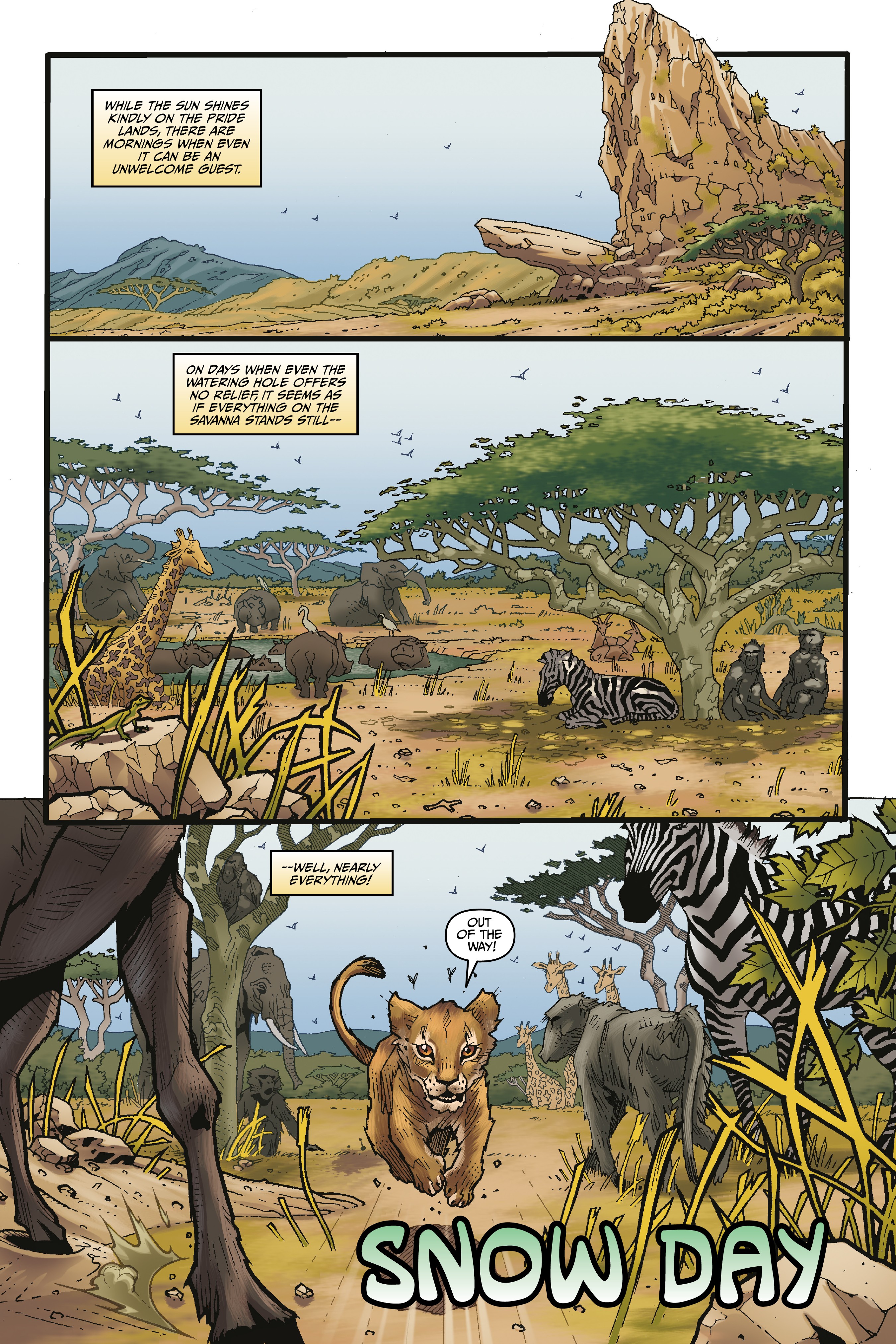 Read online Disney The Lion King: Wild Schemes and Catastrophes comic -  Issue # TPB - 38