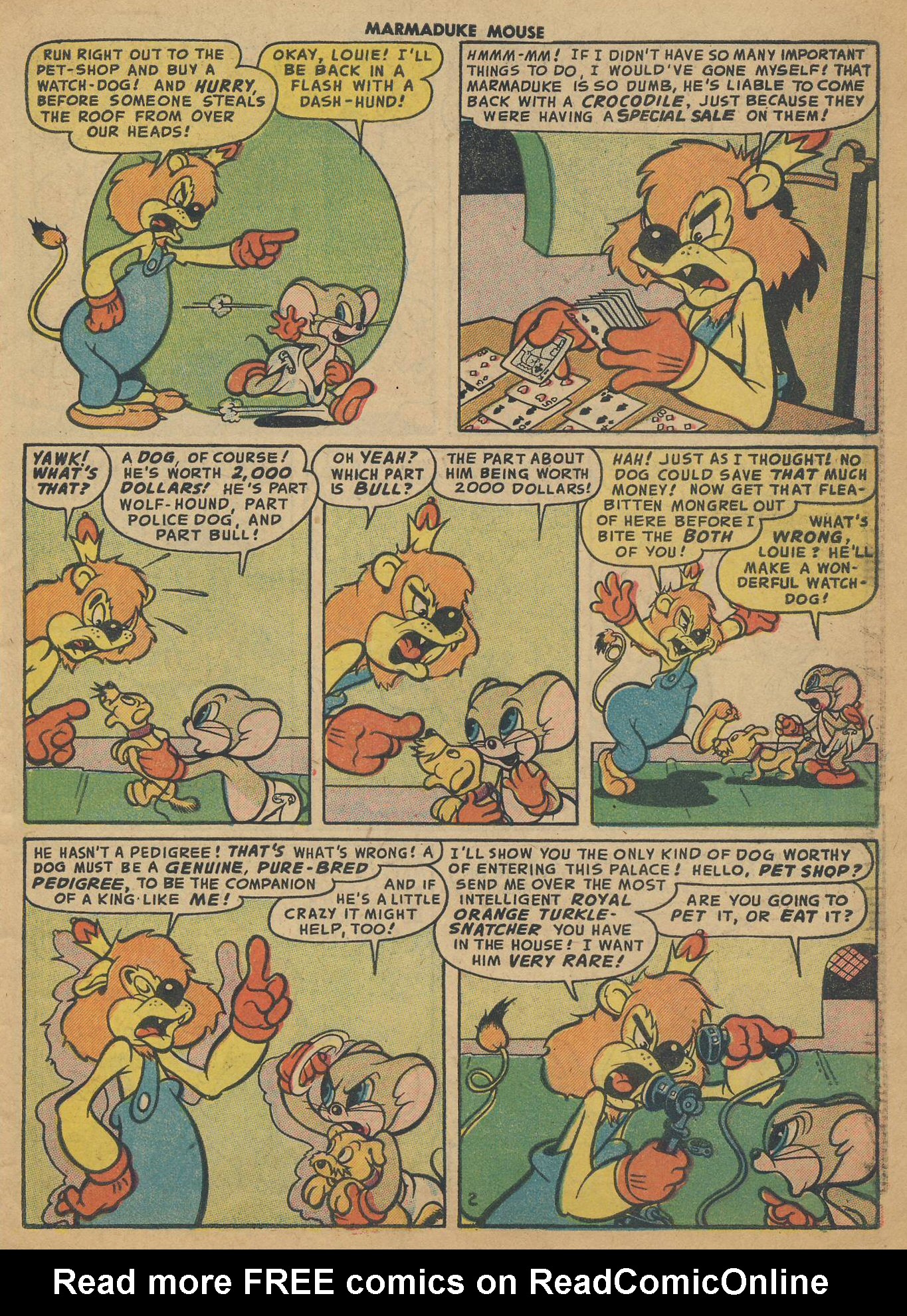 Read online Marmaduke Mouse comic -  Issue #54 - 27