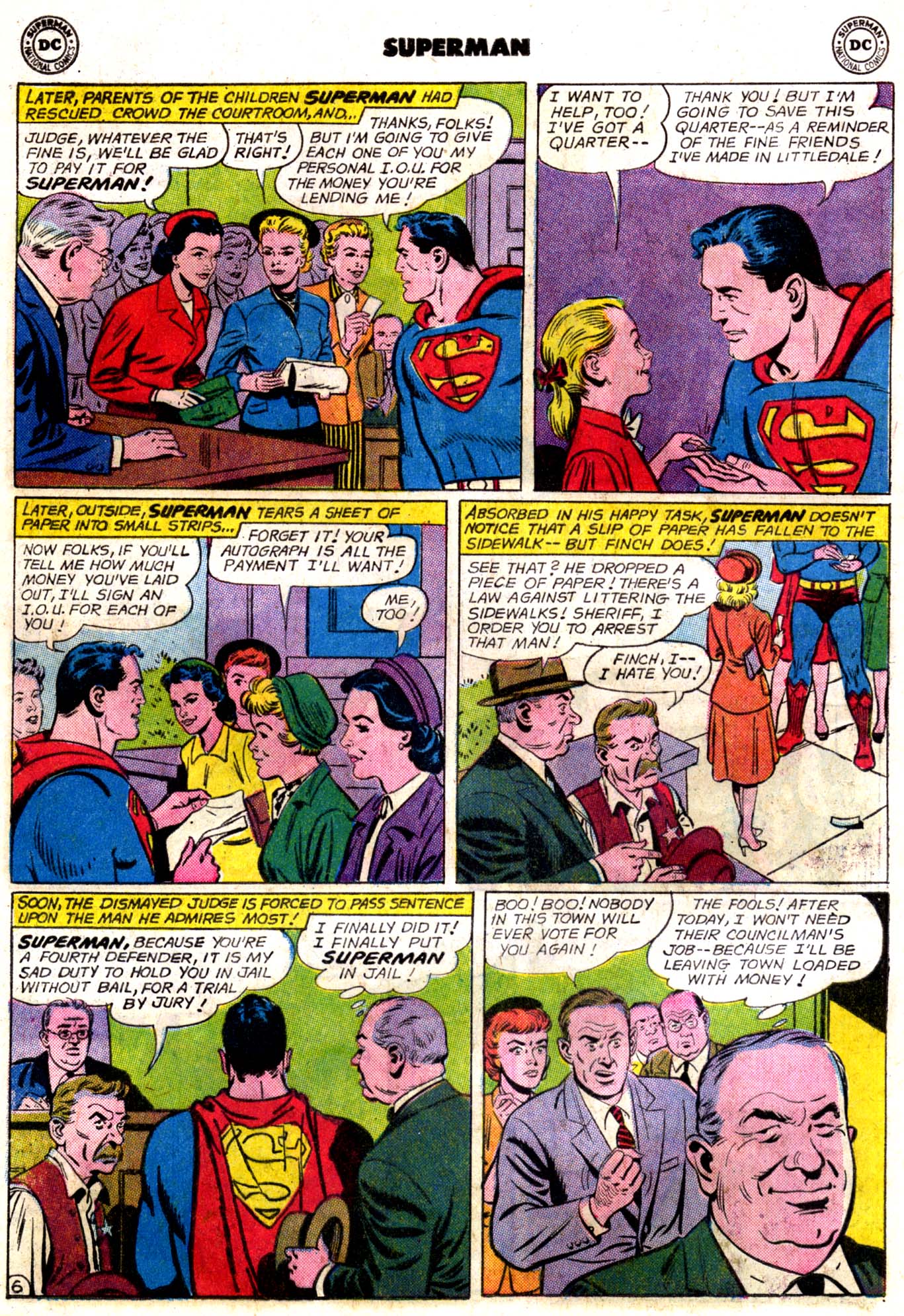 Read online Superman (1939) comic -  Issue #153 - 7