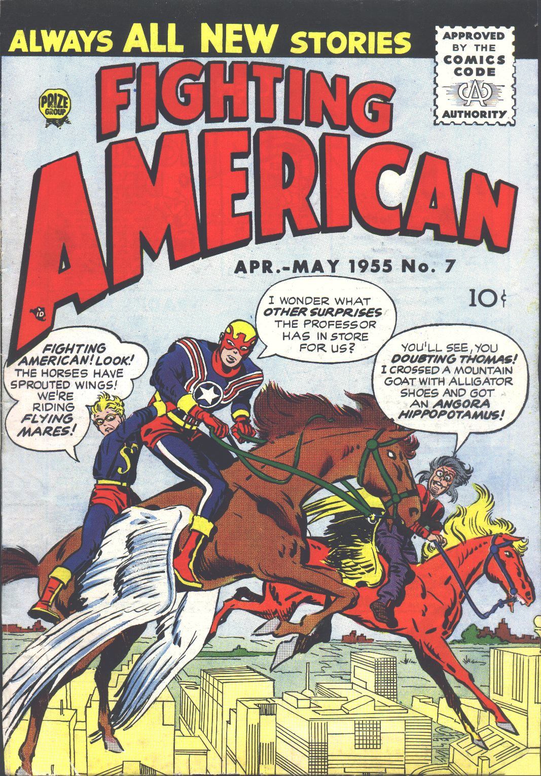 Read online Fighting American (1954) comic -  Issue #7 - 1