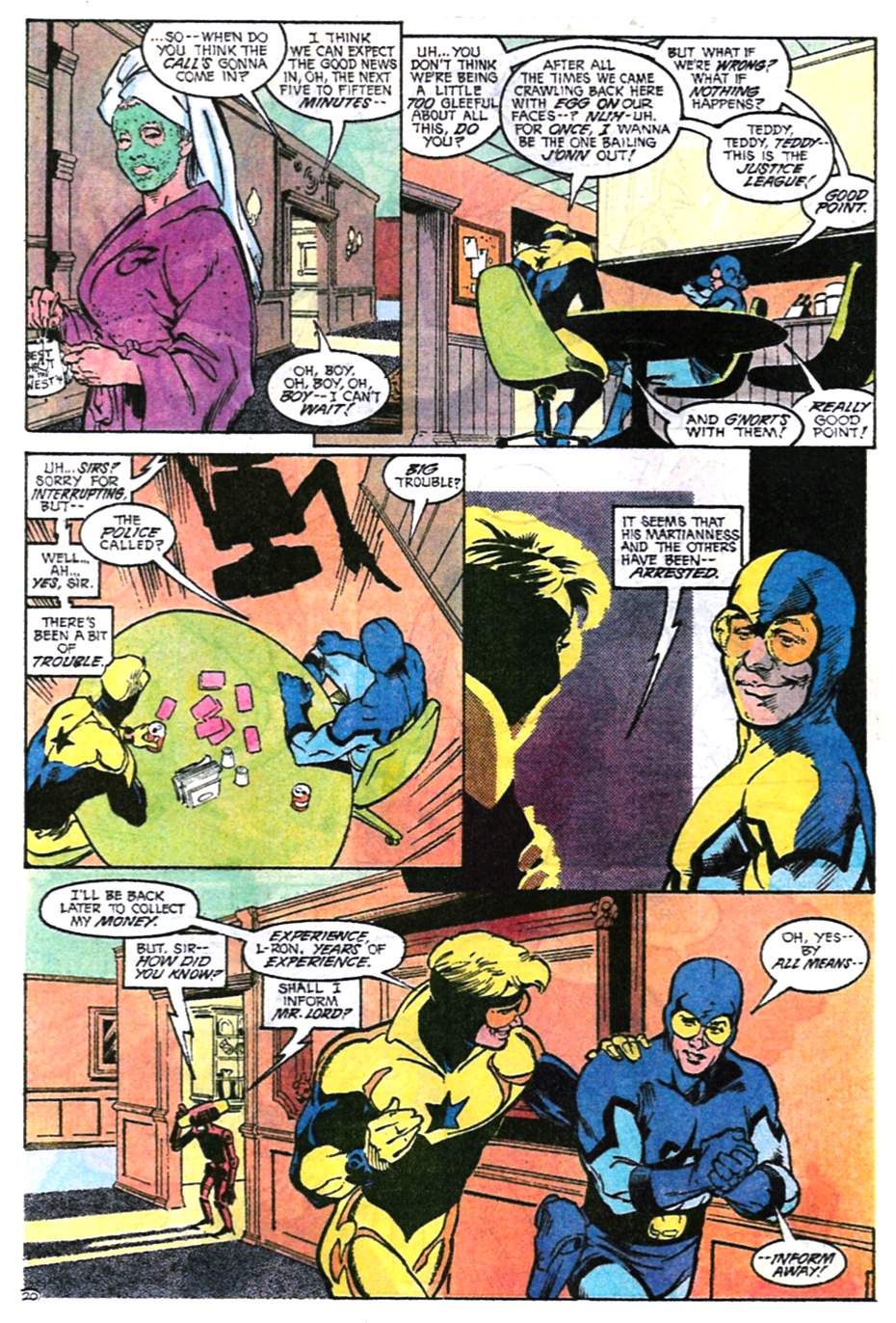 Read online Justice League America comic -  Issue #51 - 21