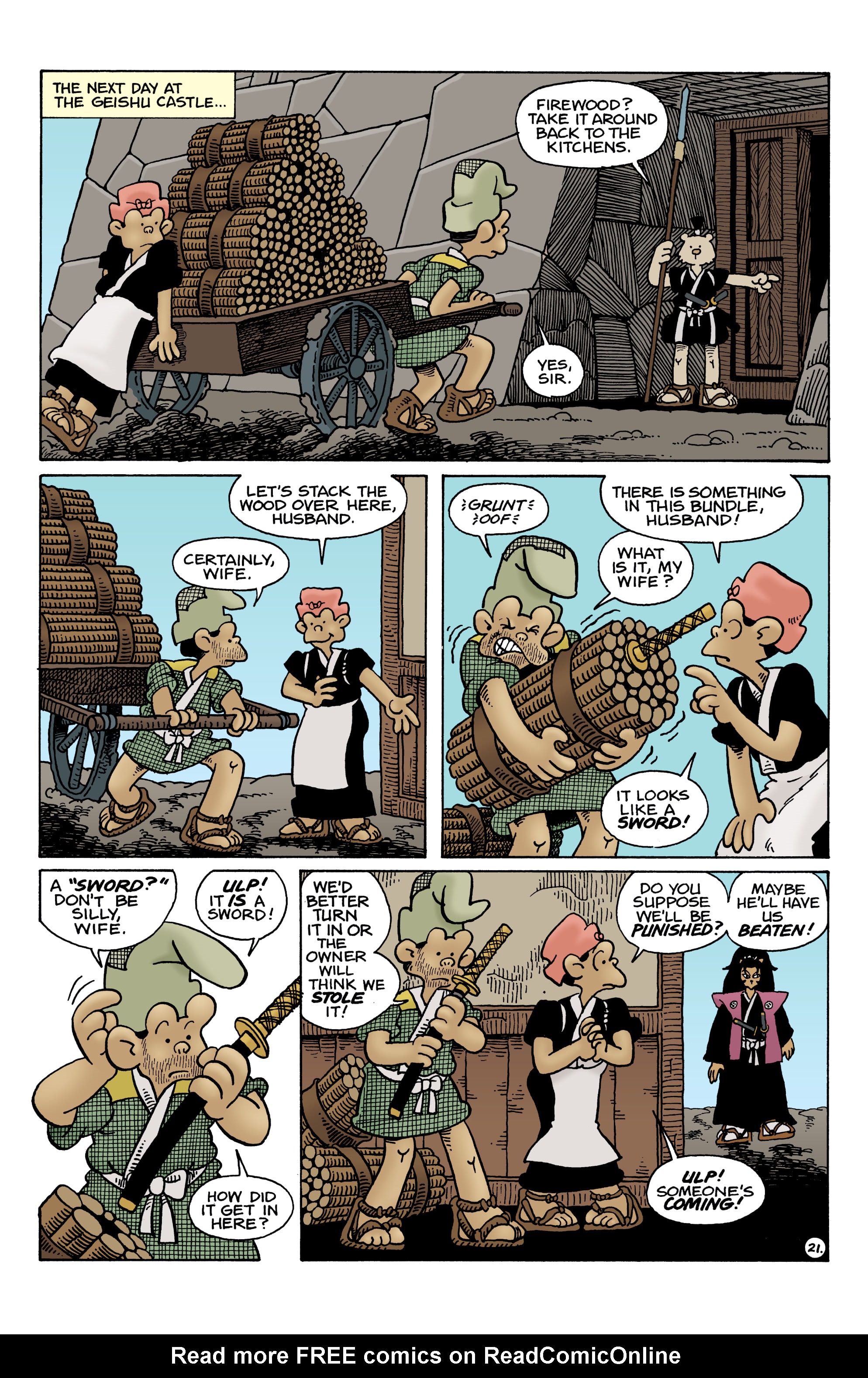 Read online Usagi Yojimbo: Wanderer’s Road comic -  Issue #6 - 23