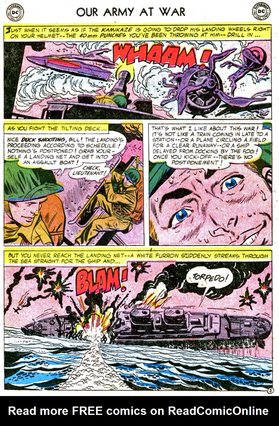 Read online Our Army at War (1952) comic -  Issue #49 - 7