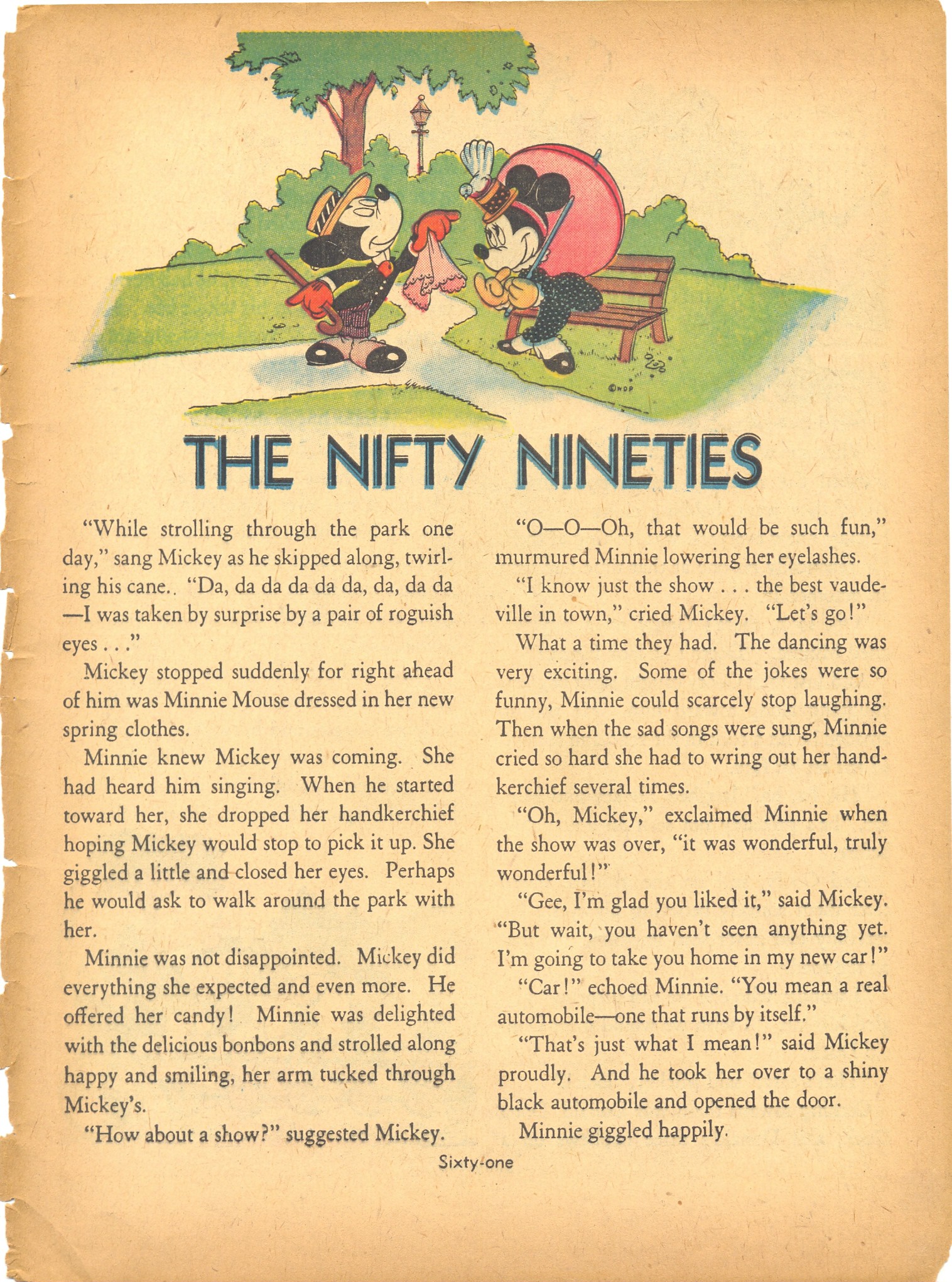 Read online Walt Disney's Comics and Stories comic -  Issue #7 - 63