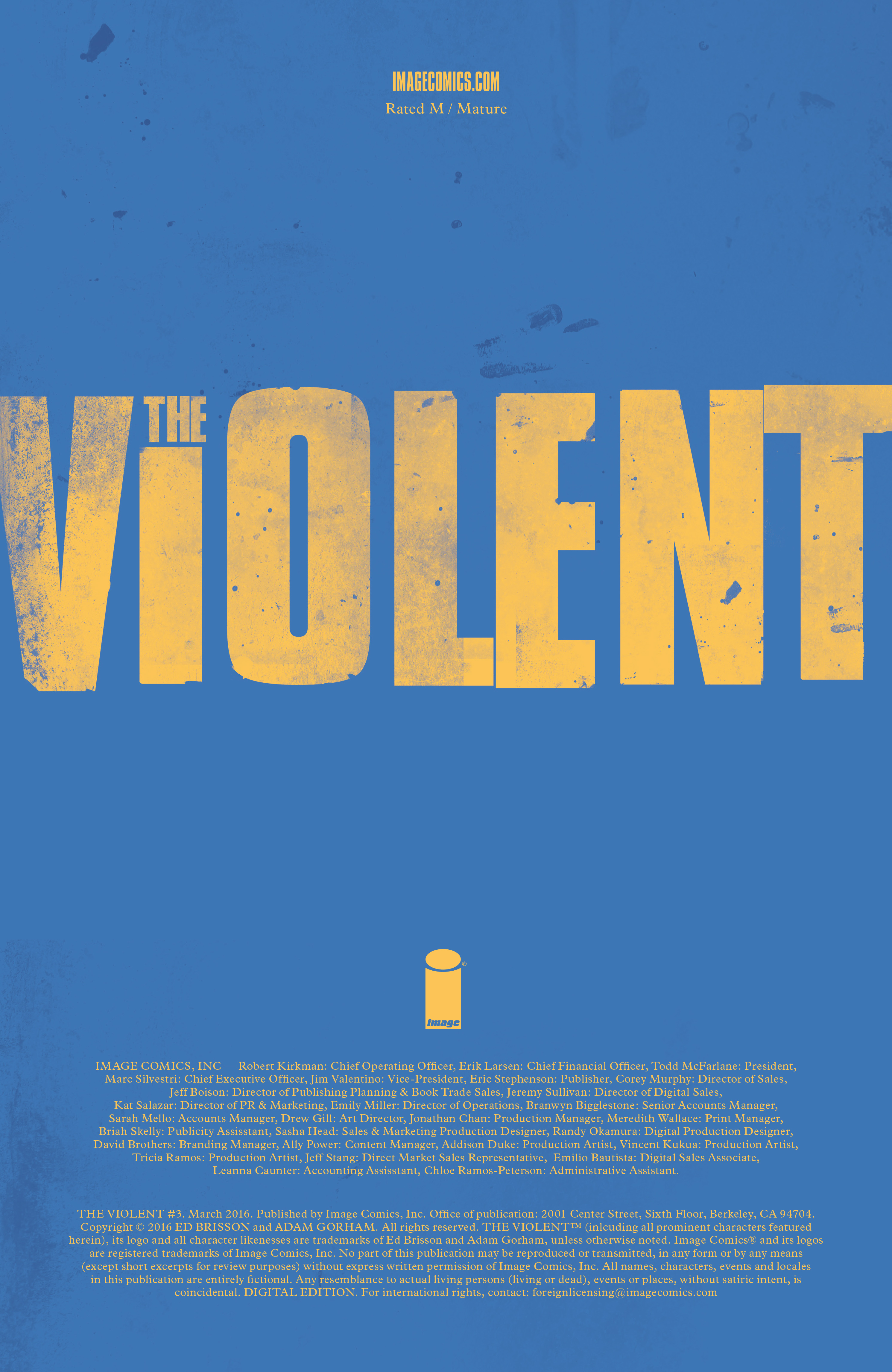 Read online The Violent comic -  Issue #3 - 32