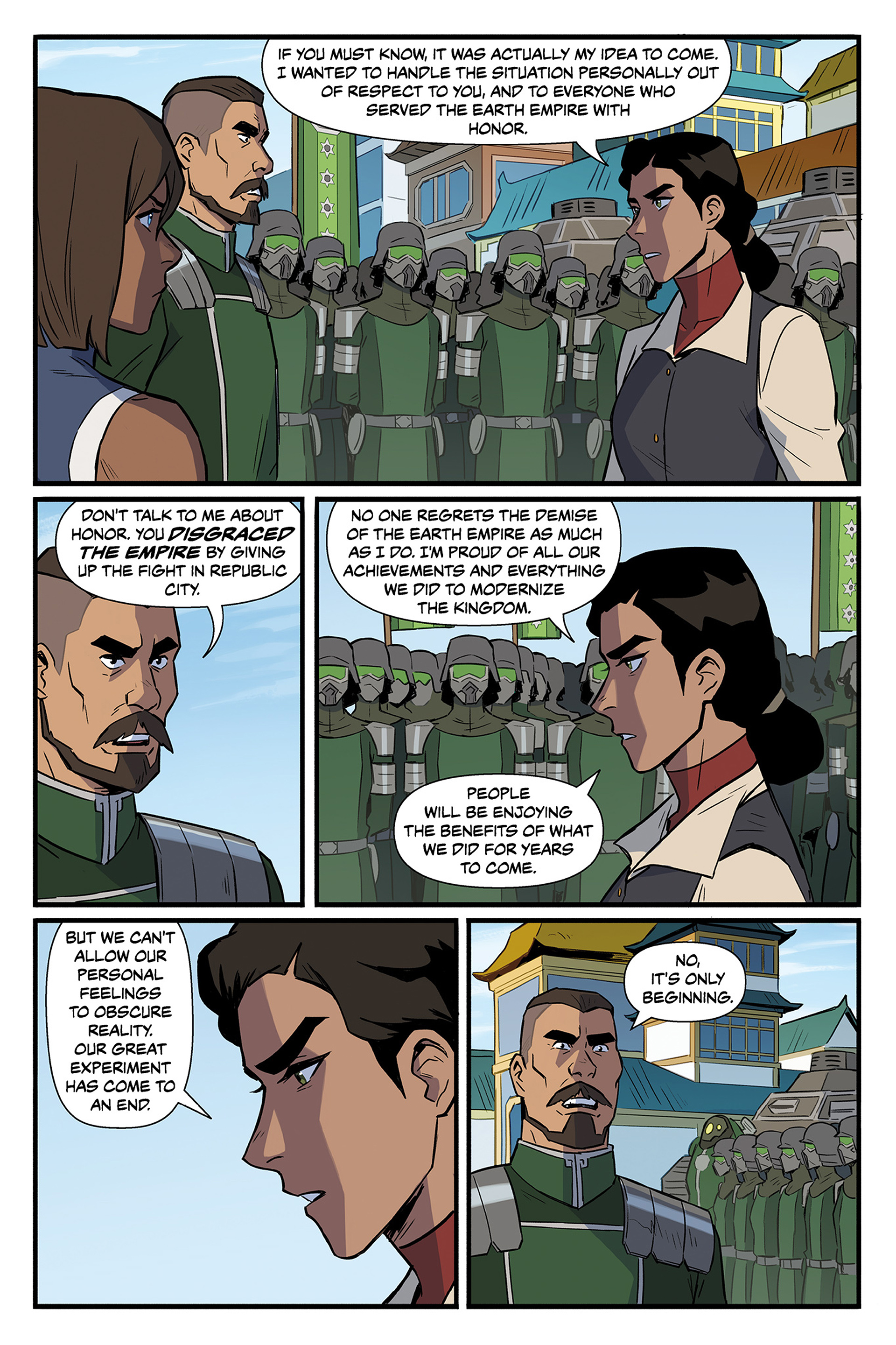 Read online The Legend of Korra: Ruins of the Empire Omnibus comic -  Issue # TPB (Part 1) - 61
