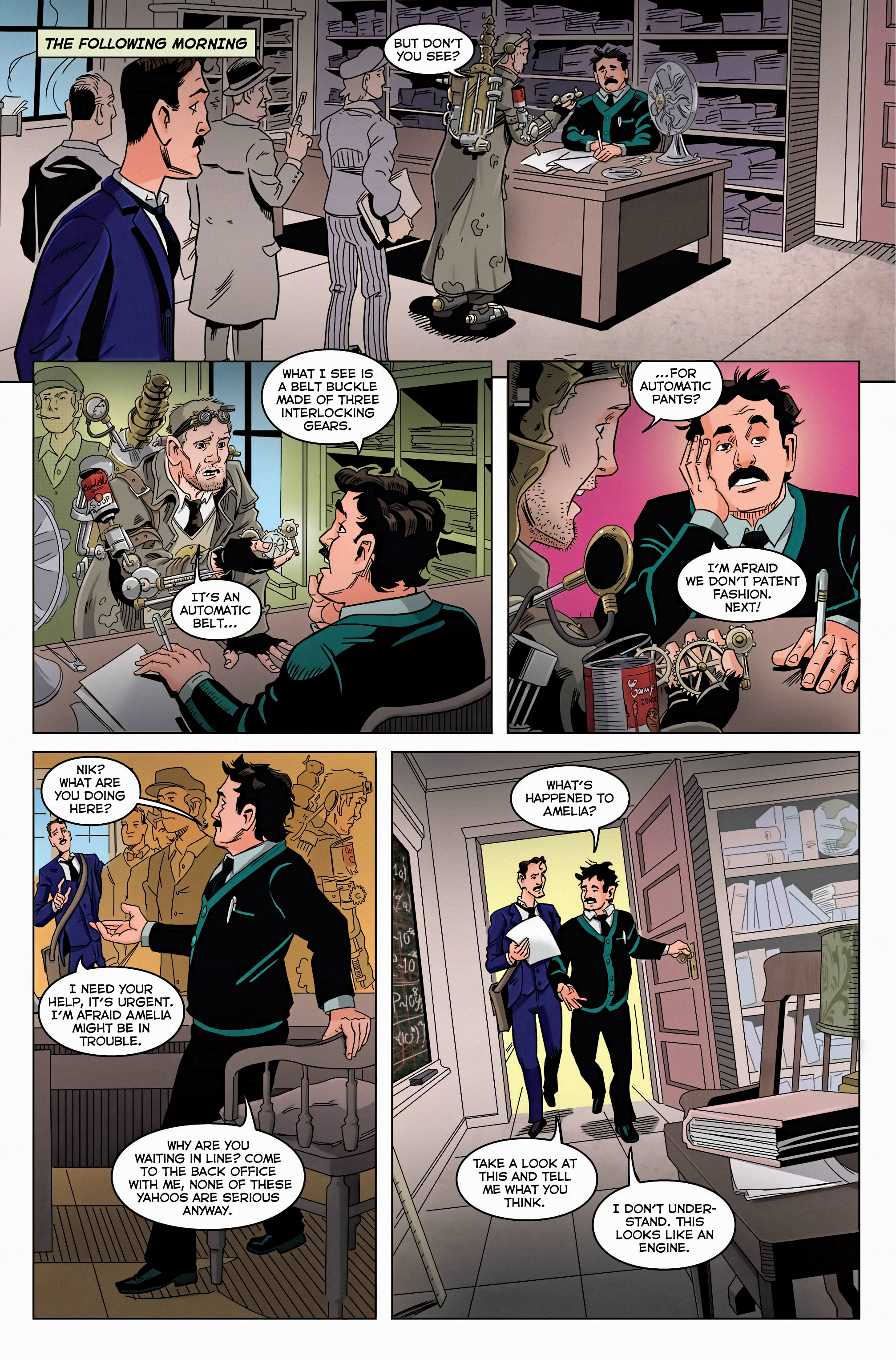 Read online Herald: Lovecraft and Tesla comic -  Issue #1 - 16