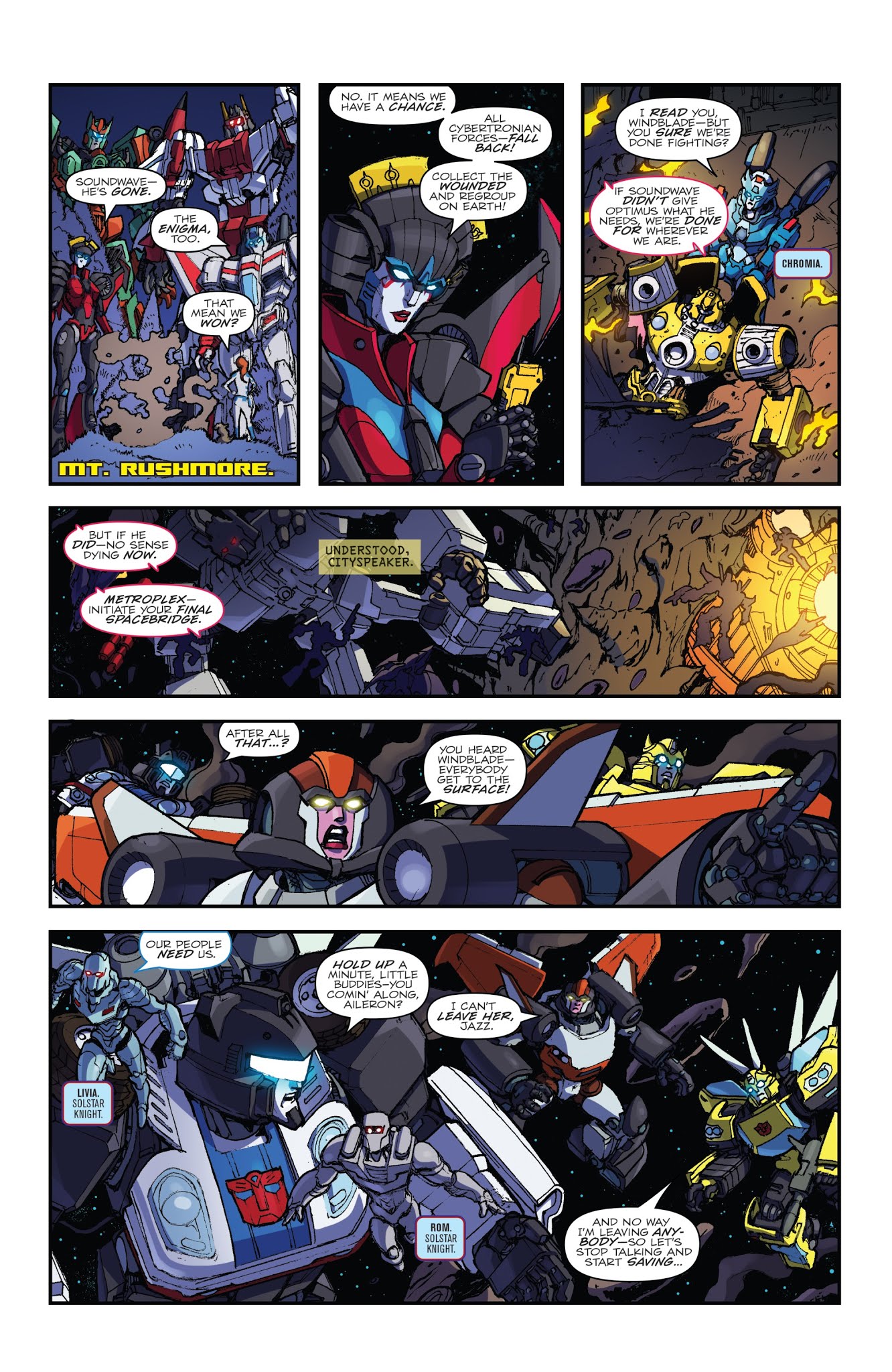 Read online Transformers: Unicron comic -  Issue #6 - 33