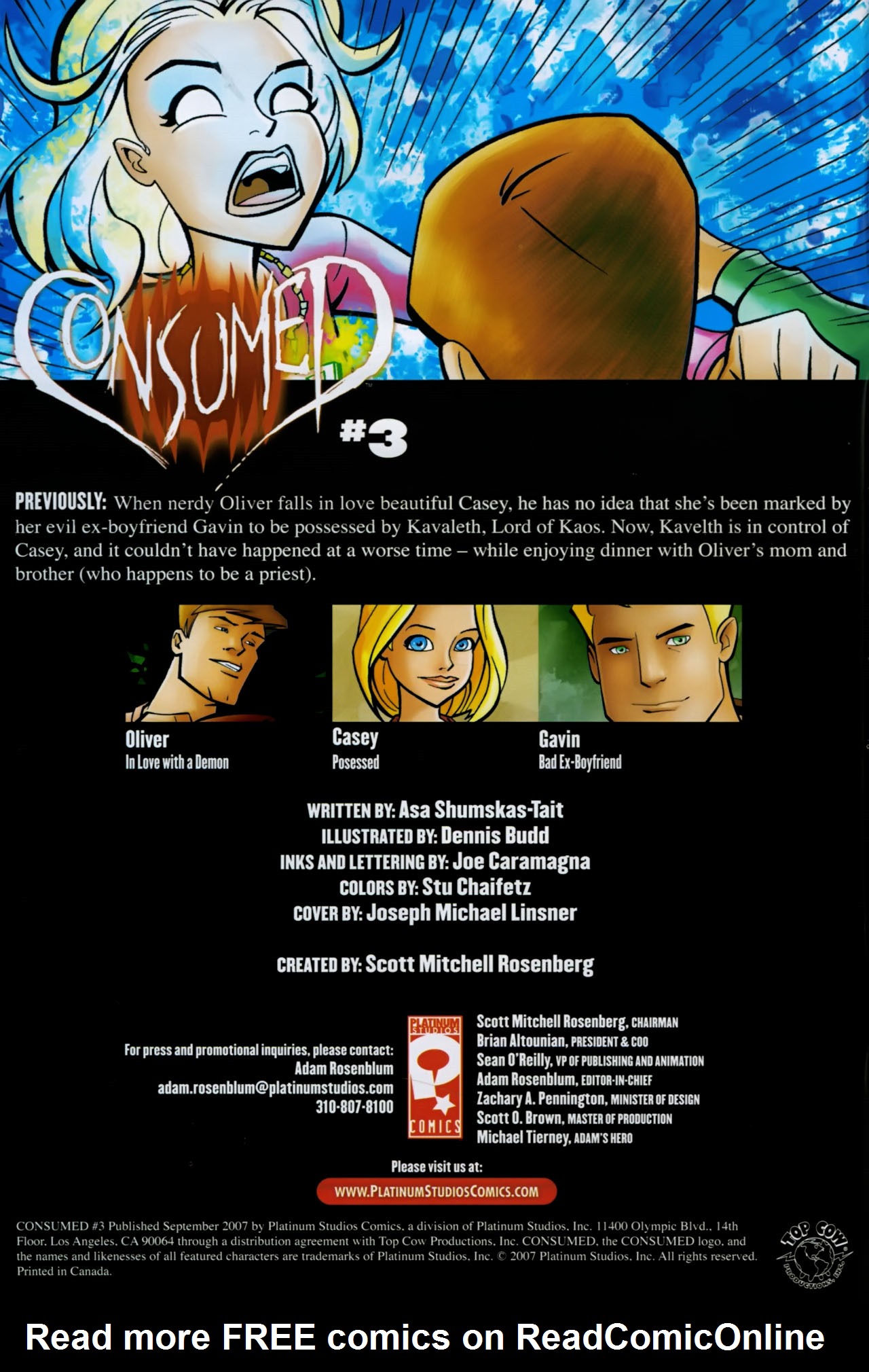 Read online Consumed comic -  Issue #3 - 2