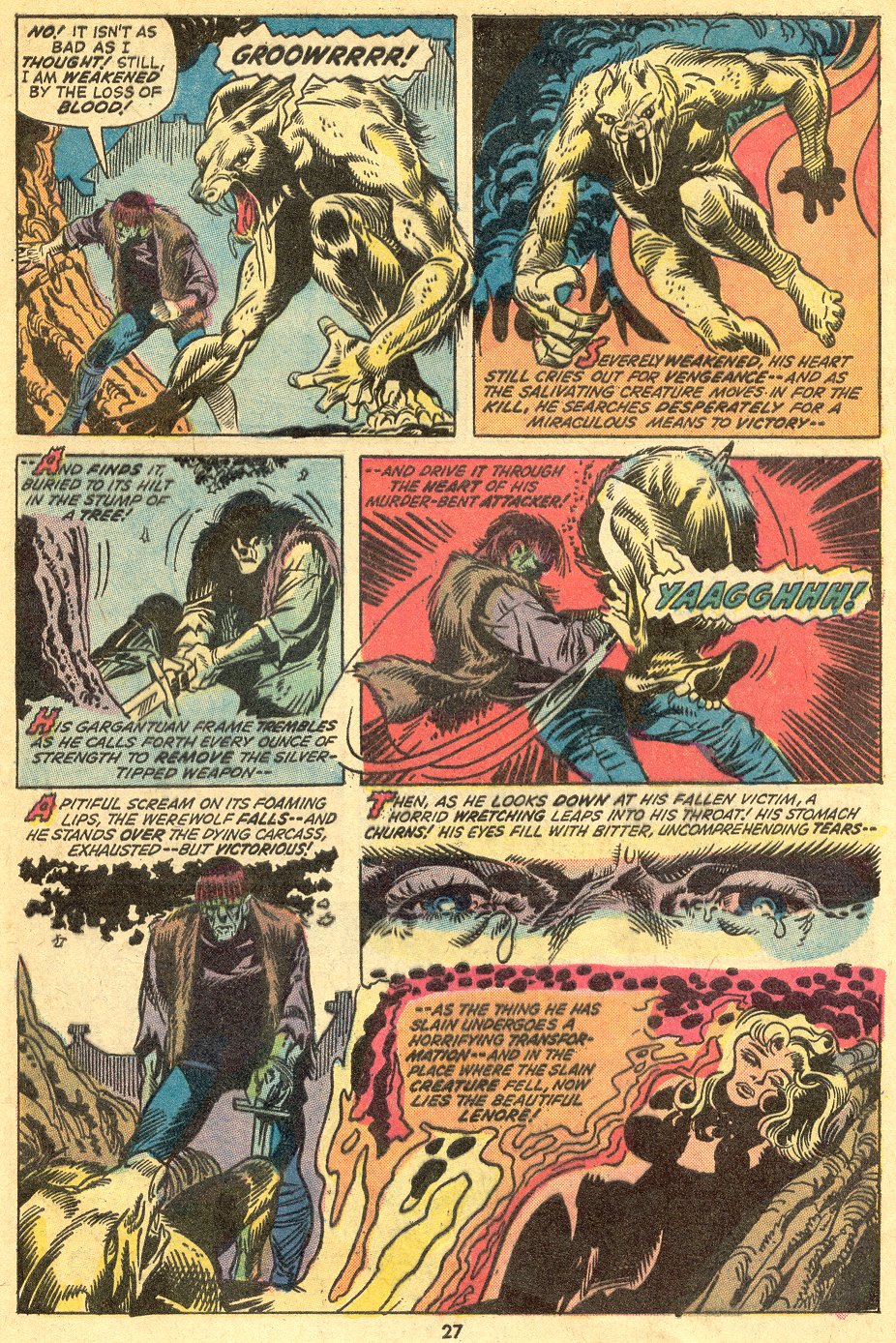 Read online Frankenstein (1973) comic -  Issue #5 - 20