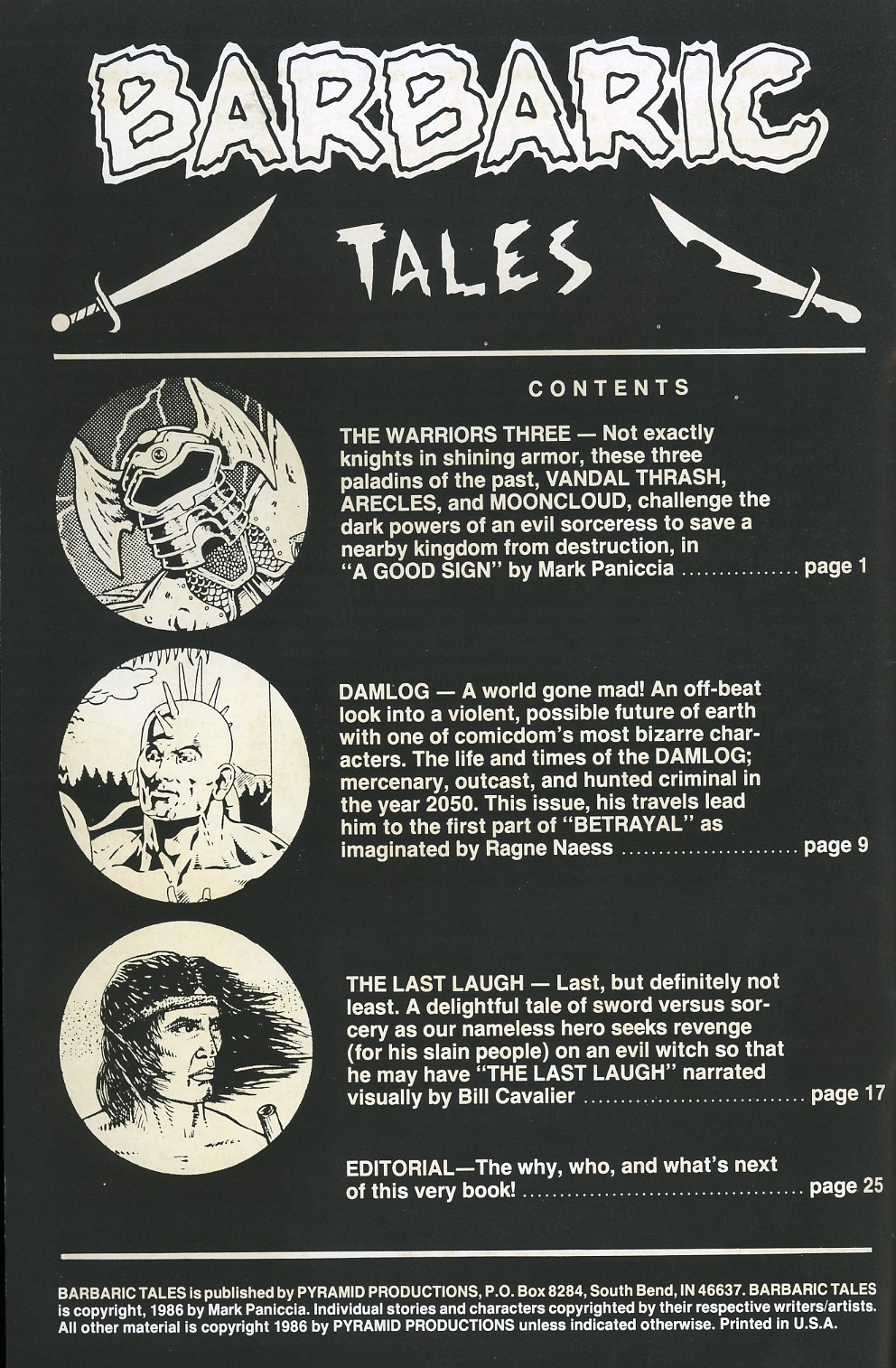 Read online Barbaric Tales comic -  Issue #1 - 2