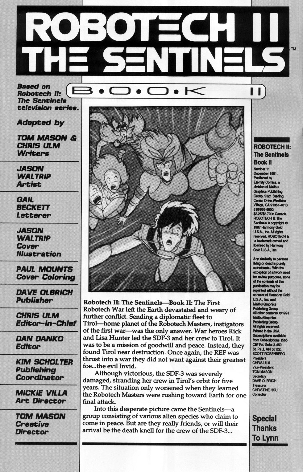 <{ $series->title }} issue Robotech II: The Sentinels Book 2 Issue #11 - Page 2