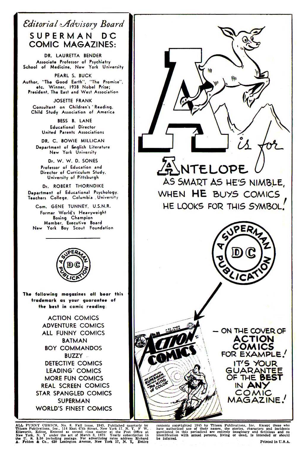 Read online All Funny Comics comic -  Issue #8 - 2