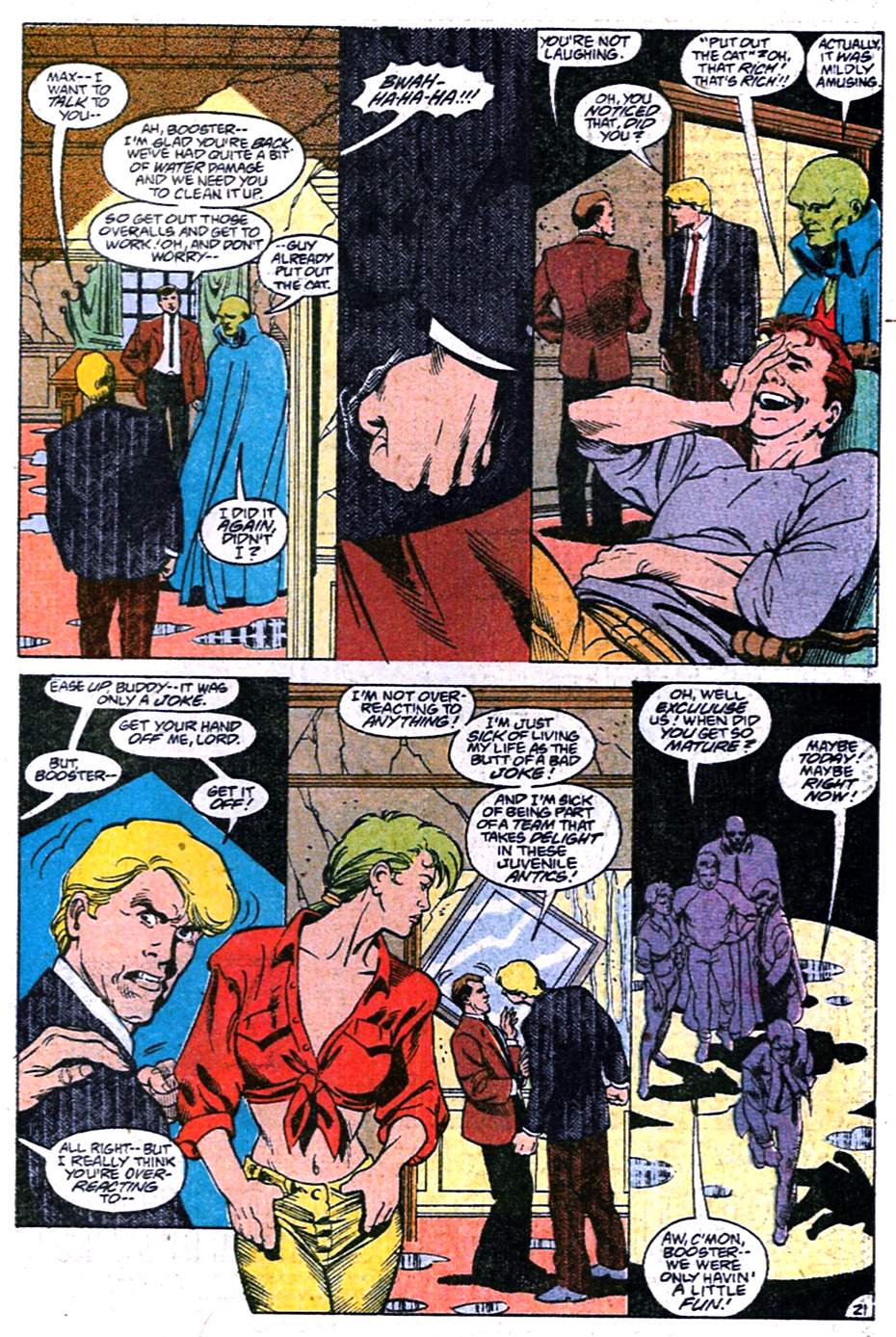 Read online Justice League America comic -  Issue #37 - 22