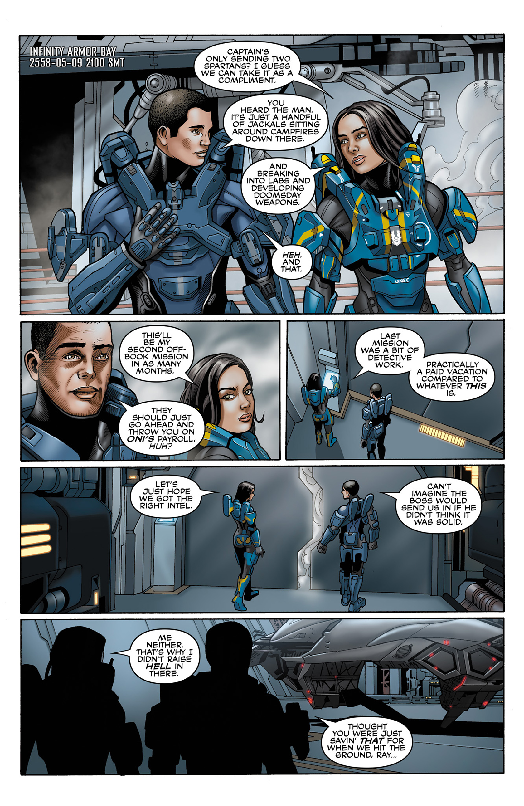 Read online Halo: Escalation comic -  Issue #11 - 8