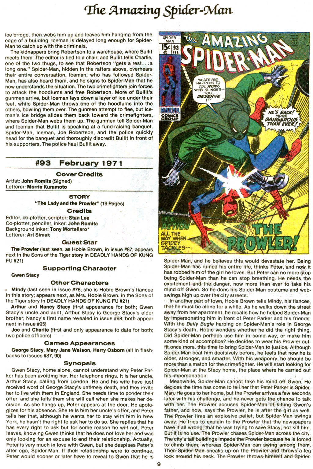 Read online The Official Marvel Index to The Amazing Spider-Man comic -  Issue #4 - 11