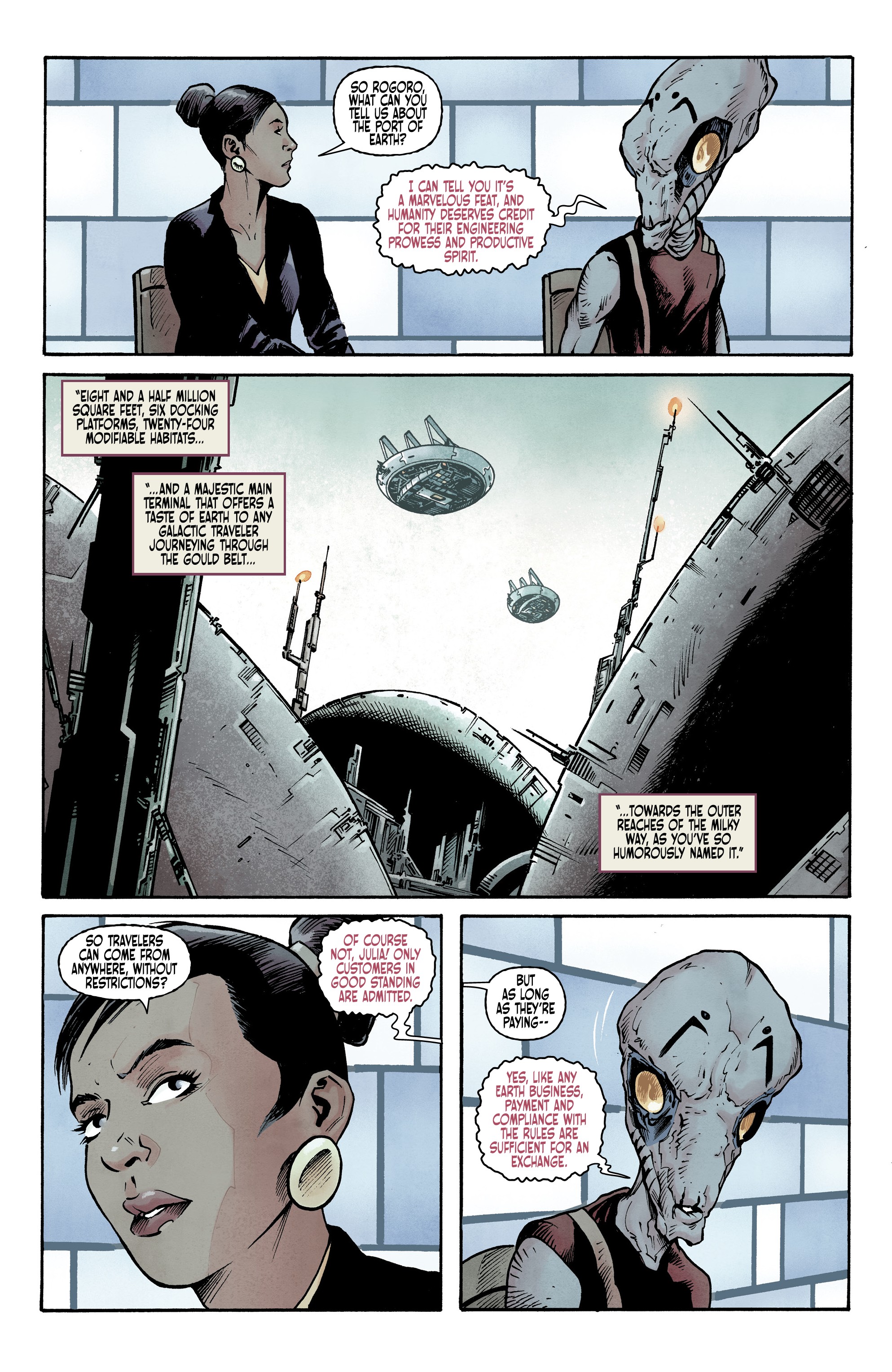 Read online Port of Earth comic -  Issue #10 - 4