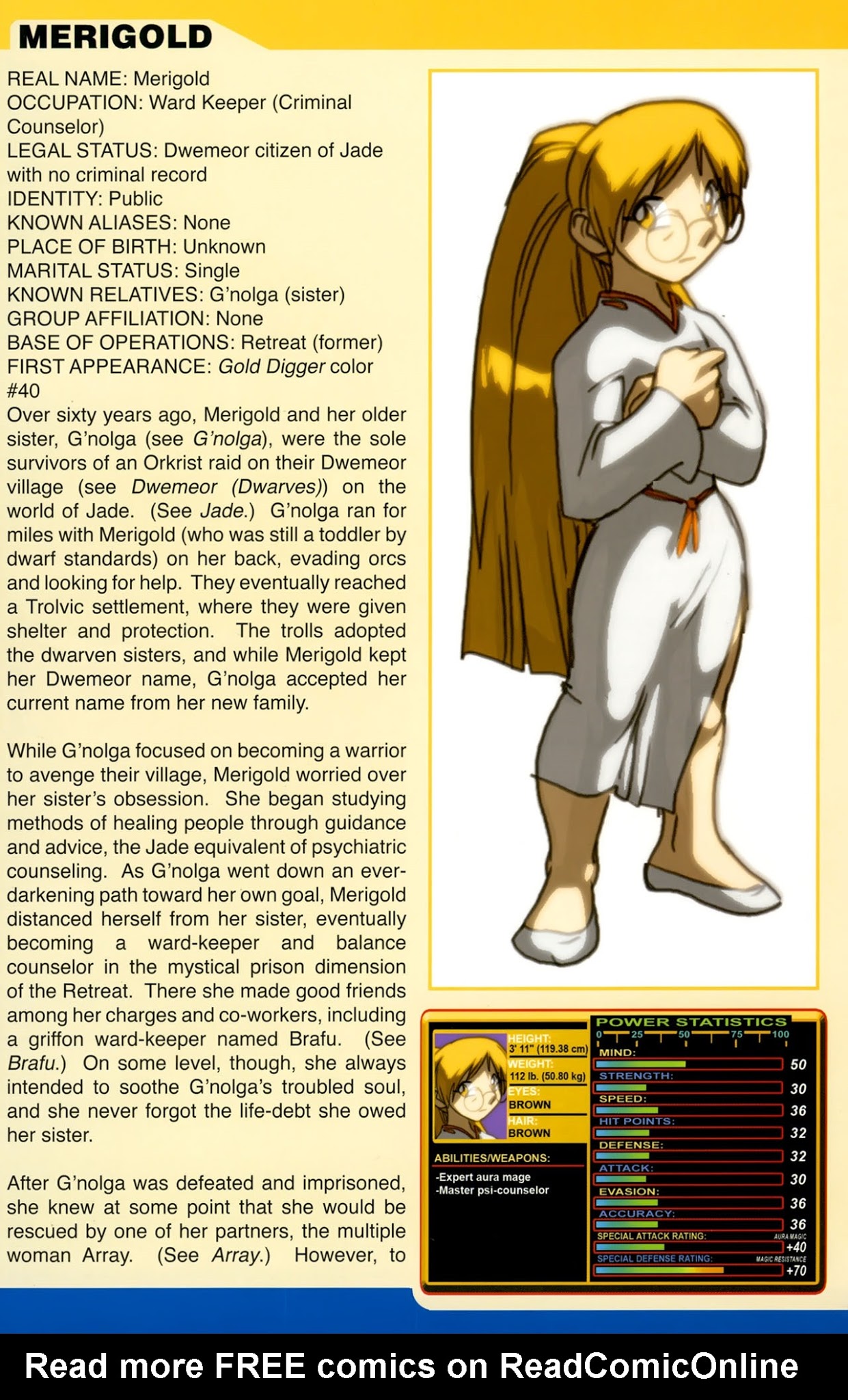 Read online Gold Digger Sourcebook: The Official Handbook of the GD Universe comic -  Issue #9 - 18
