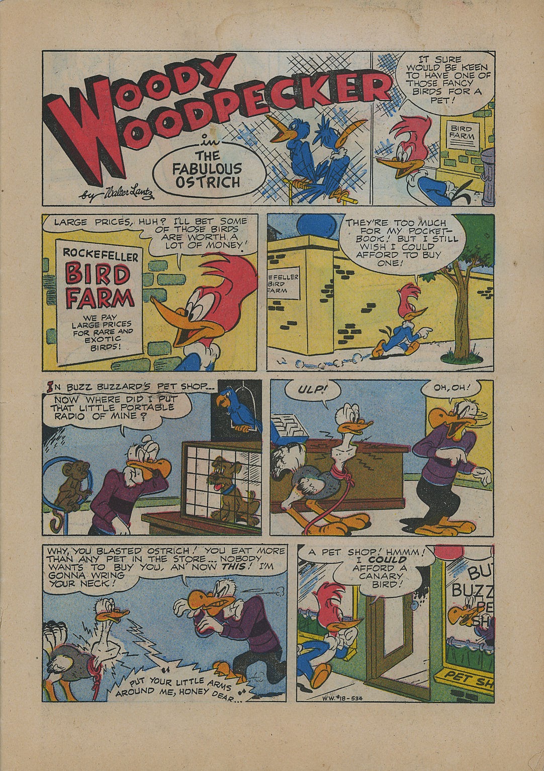 Read online Walter Lantz Woody Woodpecker (1952) comic -  Issue #18 - 3