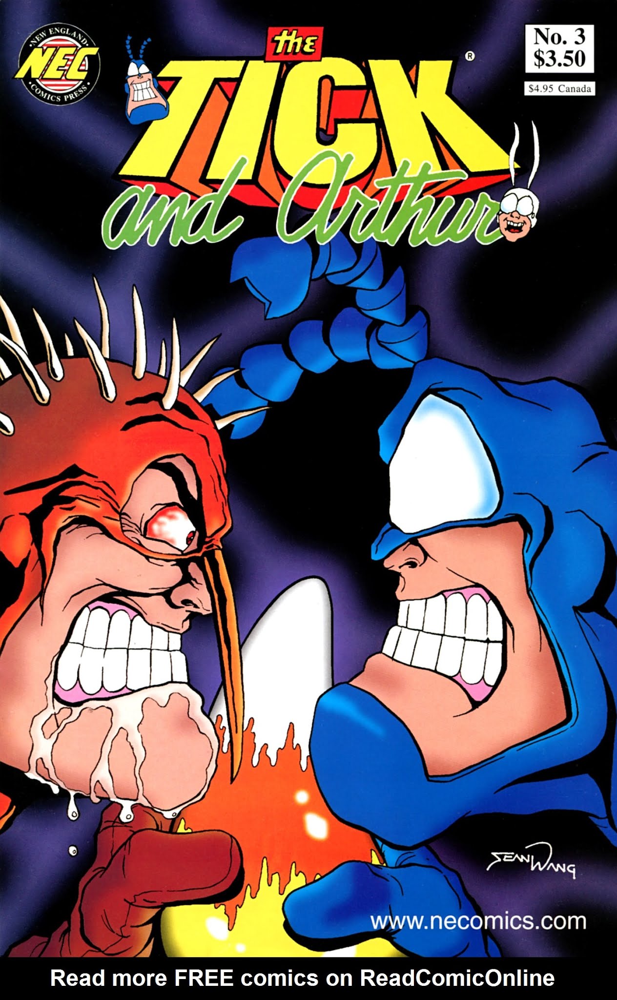 Read online The Tick and Arthur comic -  Issue #3 - 1