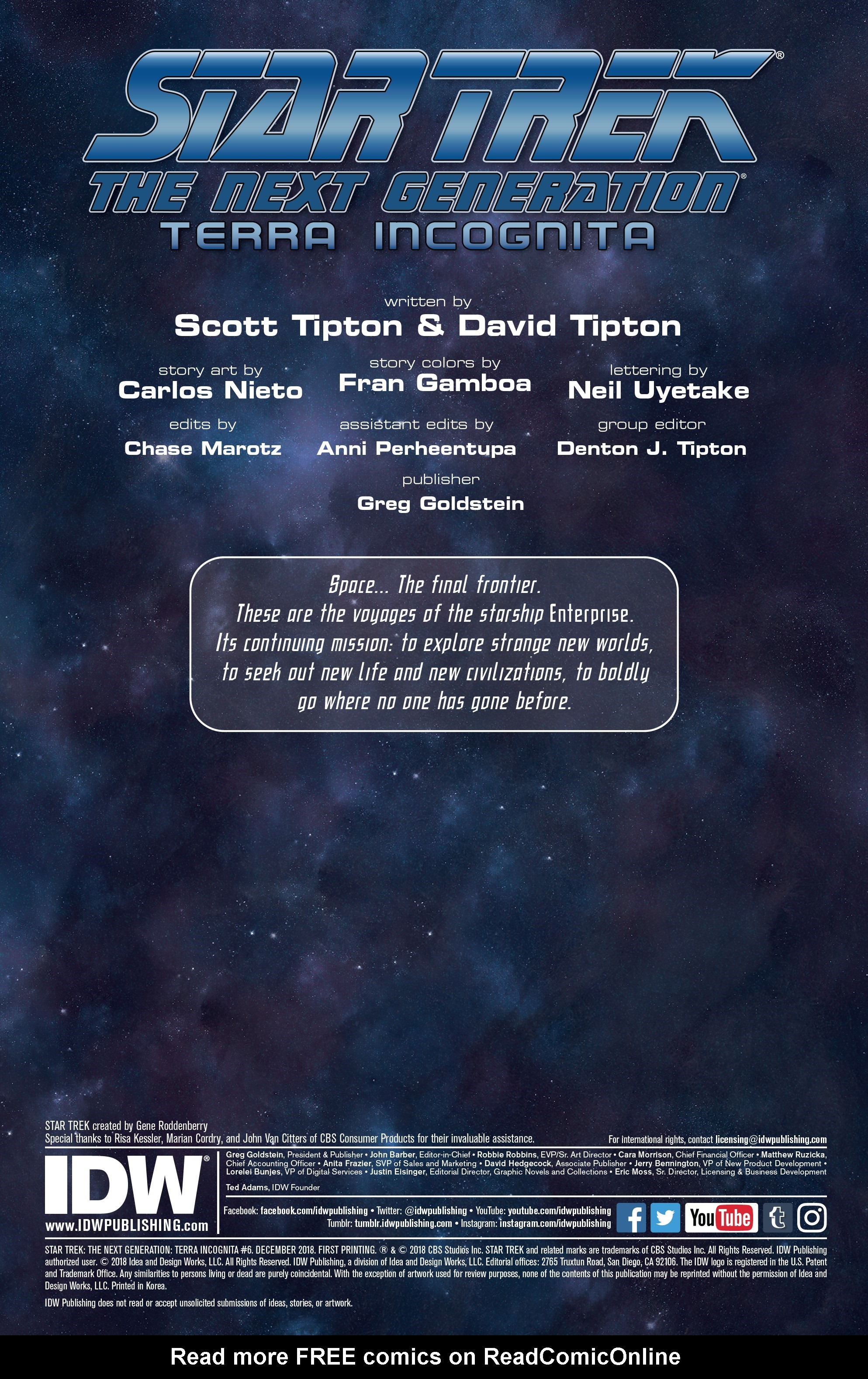 Read online Star Trek: The Next Generation: Terra Incognita comic -  Issue #6 - 2