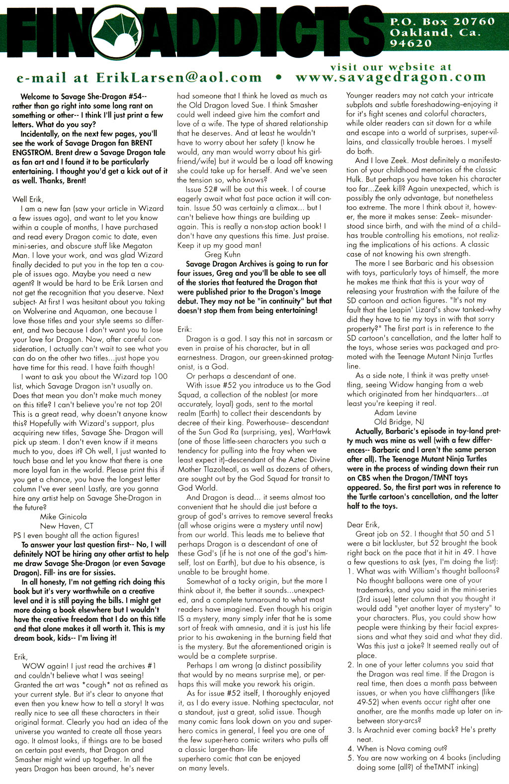 Read online The Savage Dragon (1993) comic -  Issue #54 - 23