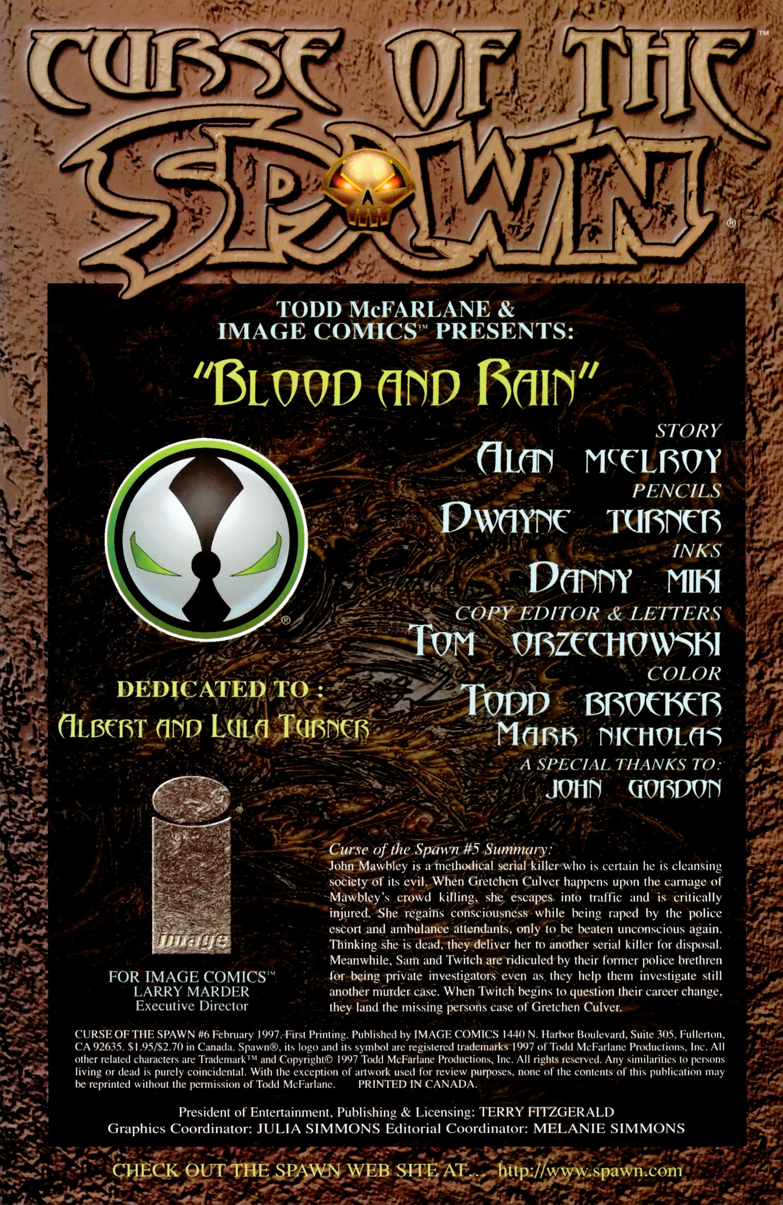 Read online Curse of the Spawn comic -  Issue #6 - 2