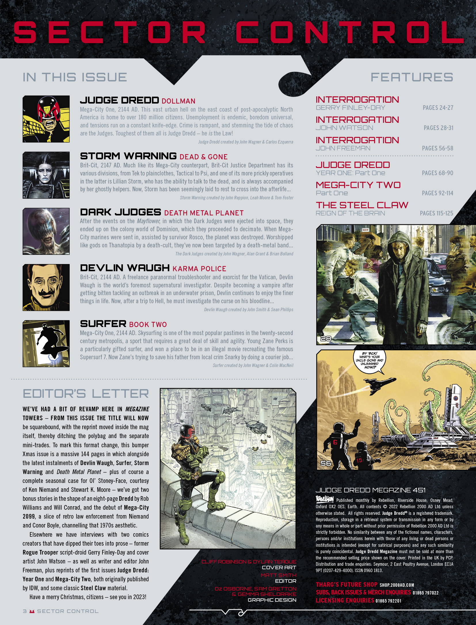 Read online Judge Dredd Megazine (Vol. 5) comic -  Issue #451 - 3