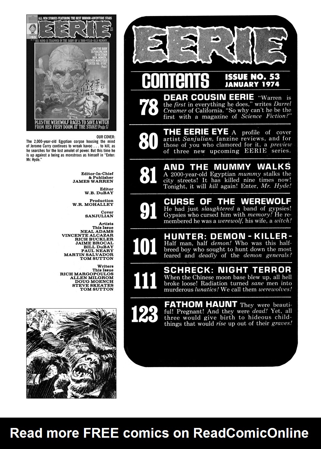 Read online Eerie Archives comic -  Issue # TPB 11 - 77