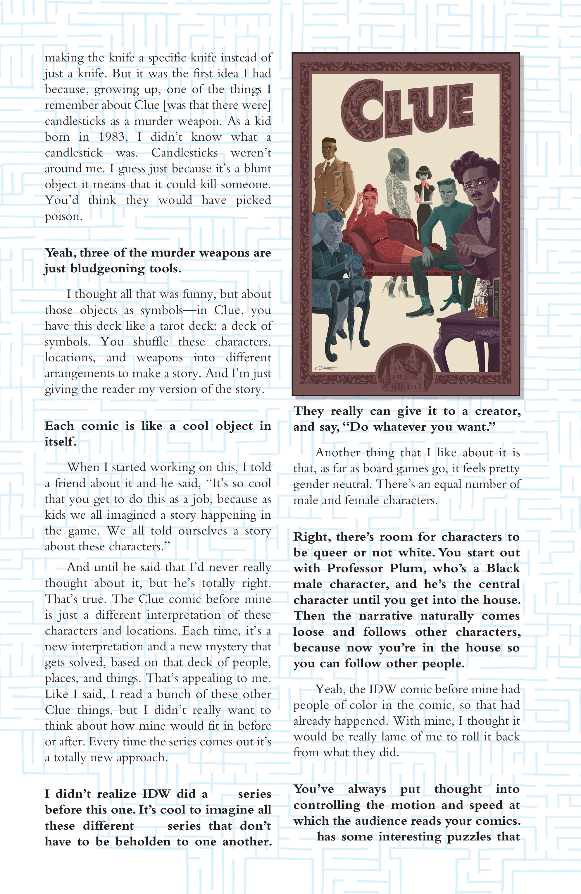Read online Clue: Candlestick comic -  Issue # _TPB - 99