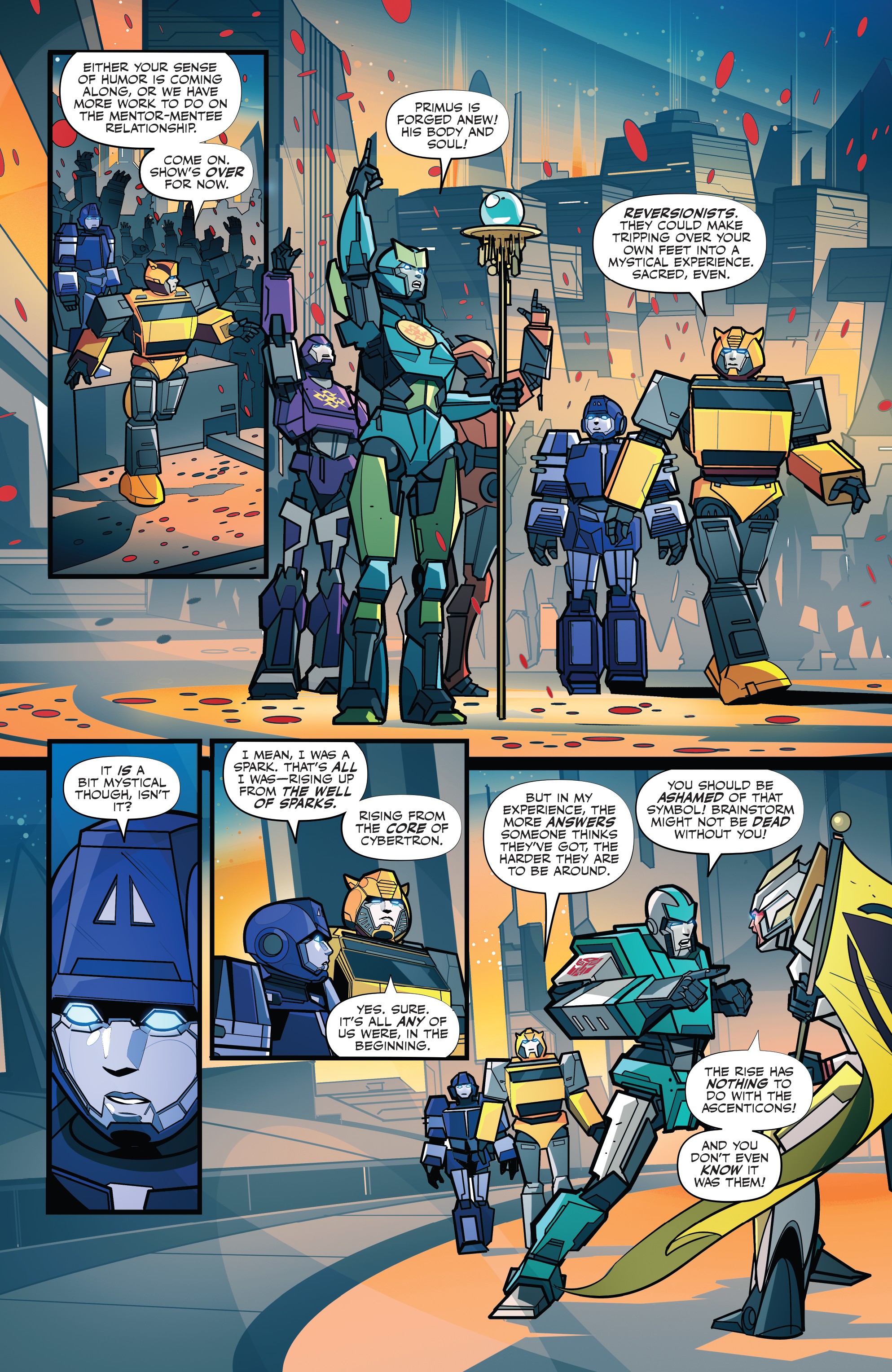 Read online Transformers (2019) comic -  Issue #4 - 14