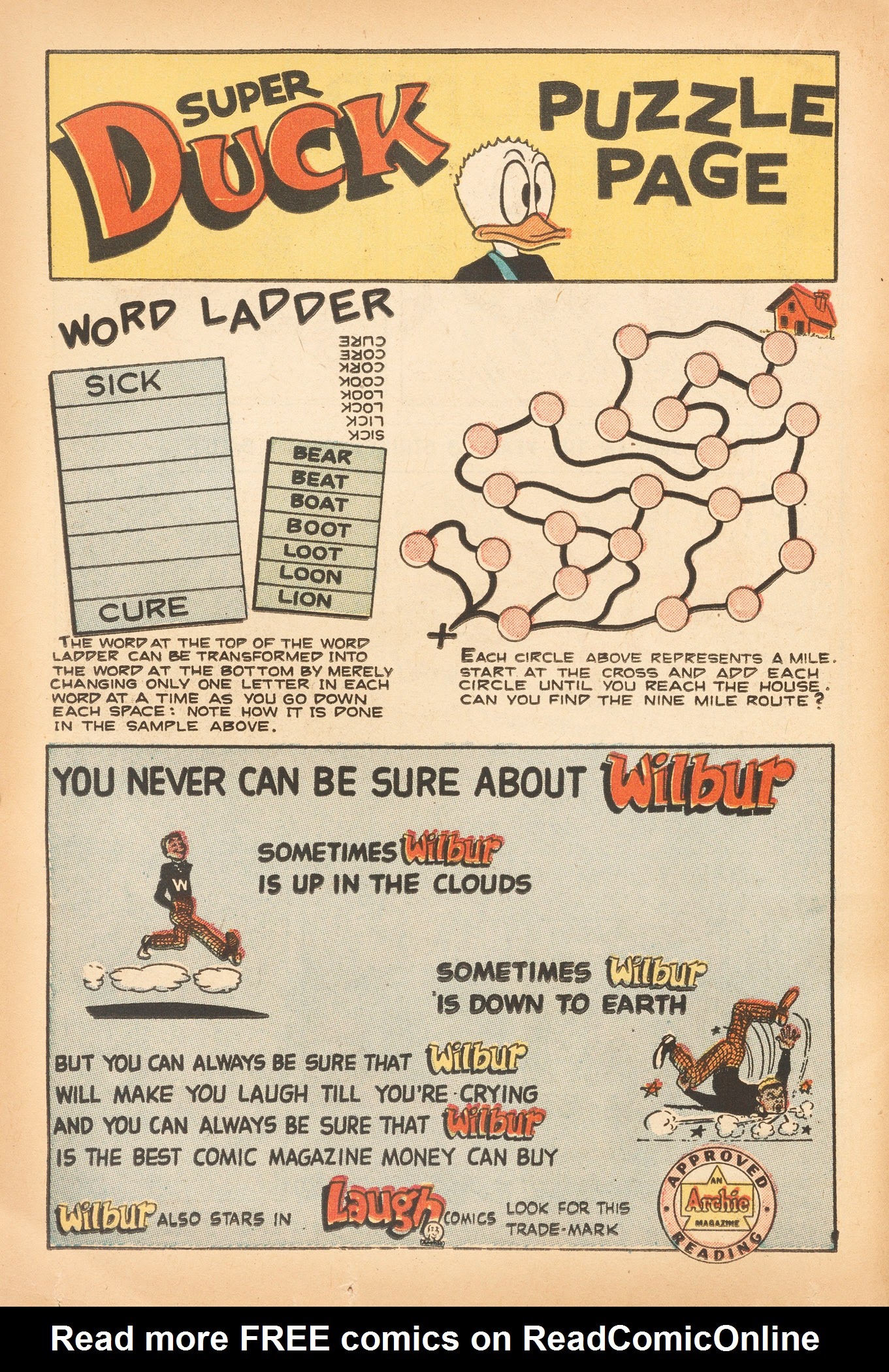 Read online Super Duck Comics comic -  Issue #26 - 32