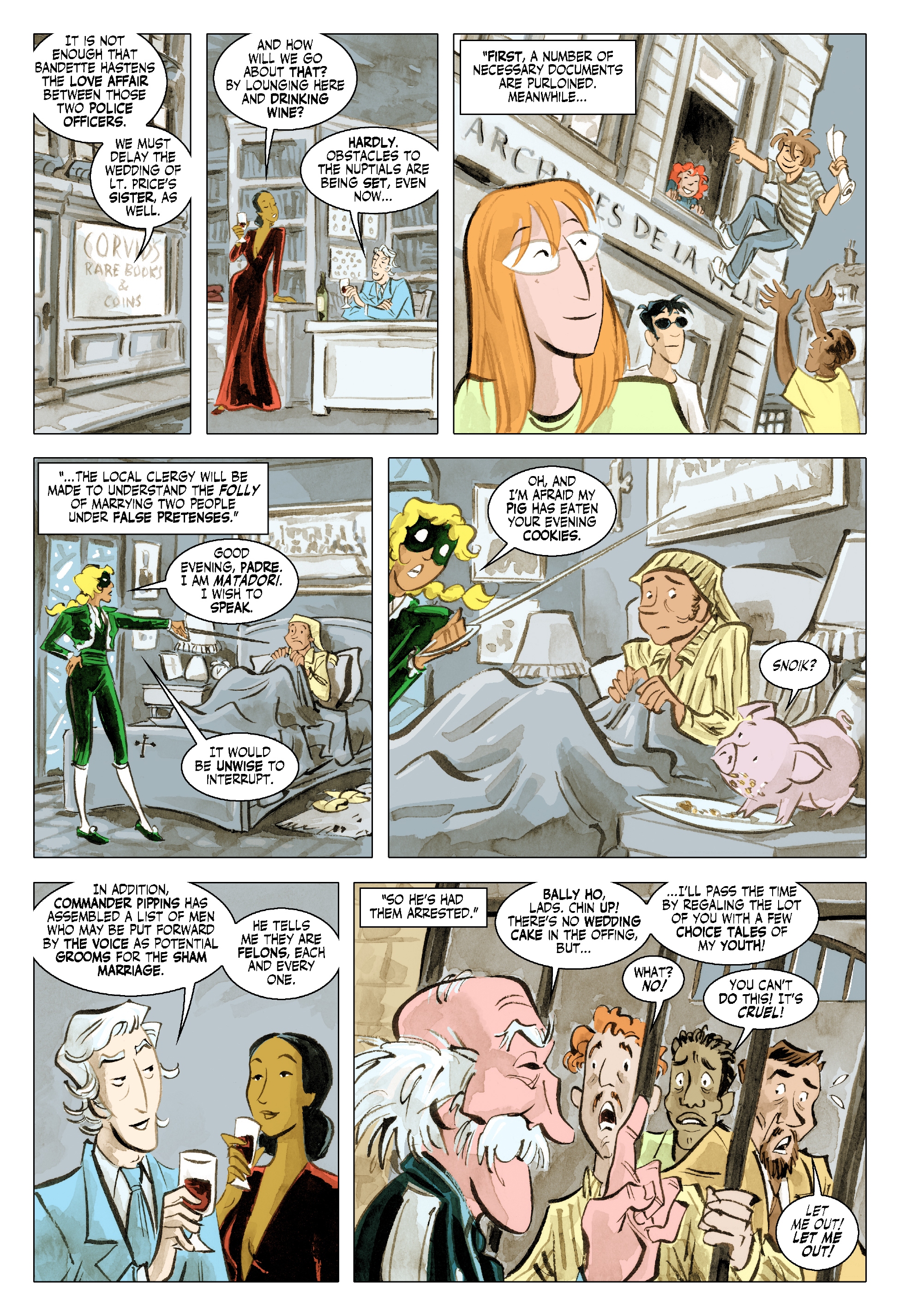 Read online Bandette (2012) comic -  Issue #20 - 11