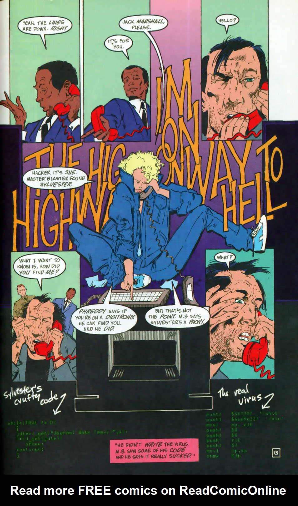 Read online The Hacker Files comic -  Issue #3 - 14