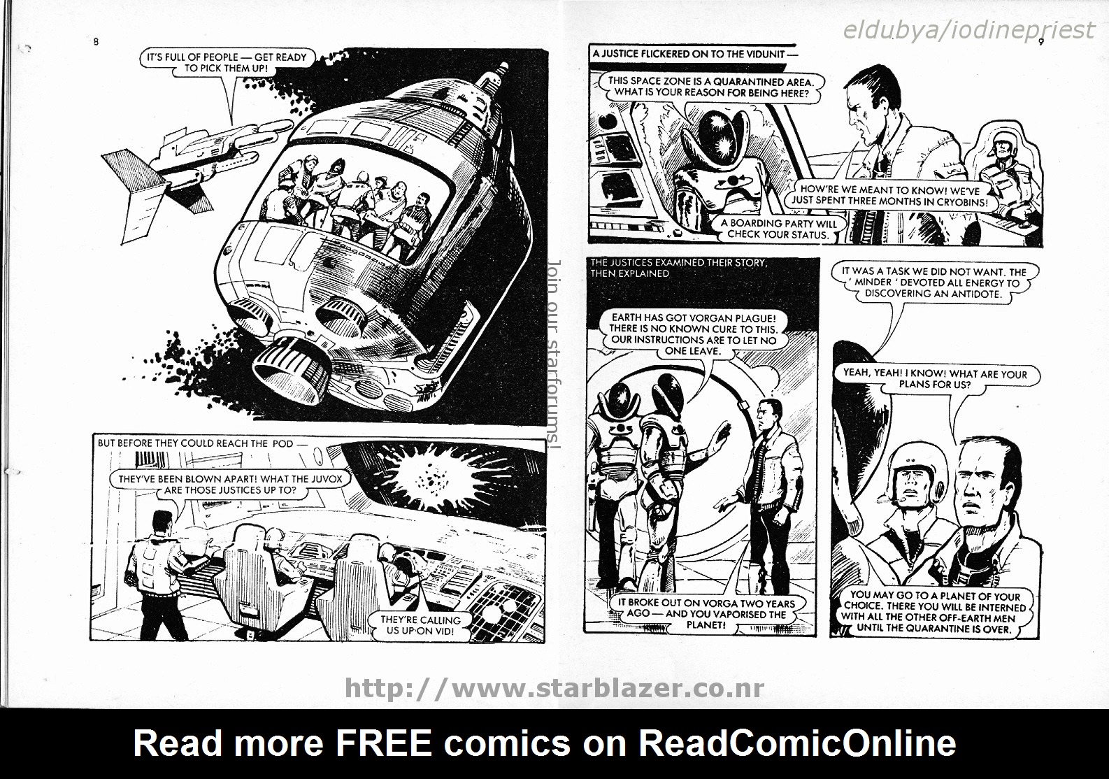 Read online Starblazer comic -  Issue #151 - 6